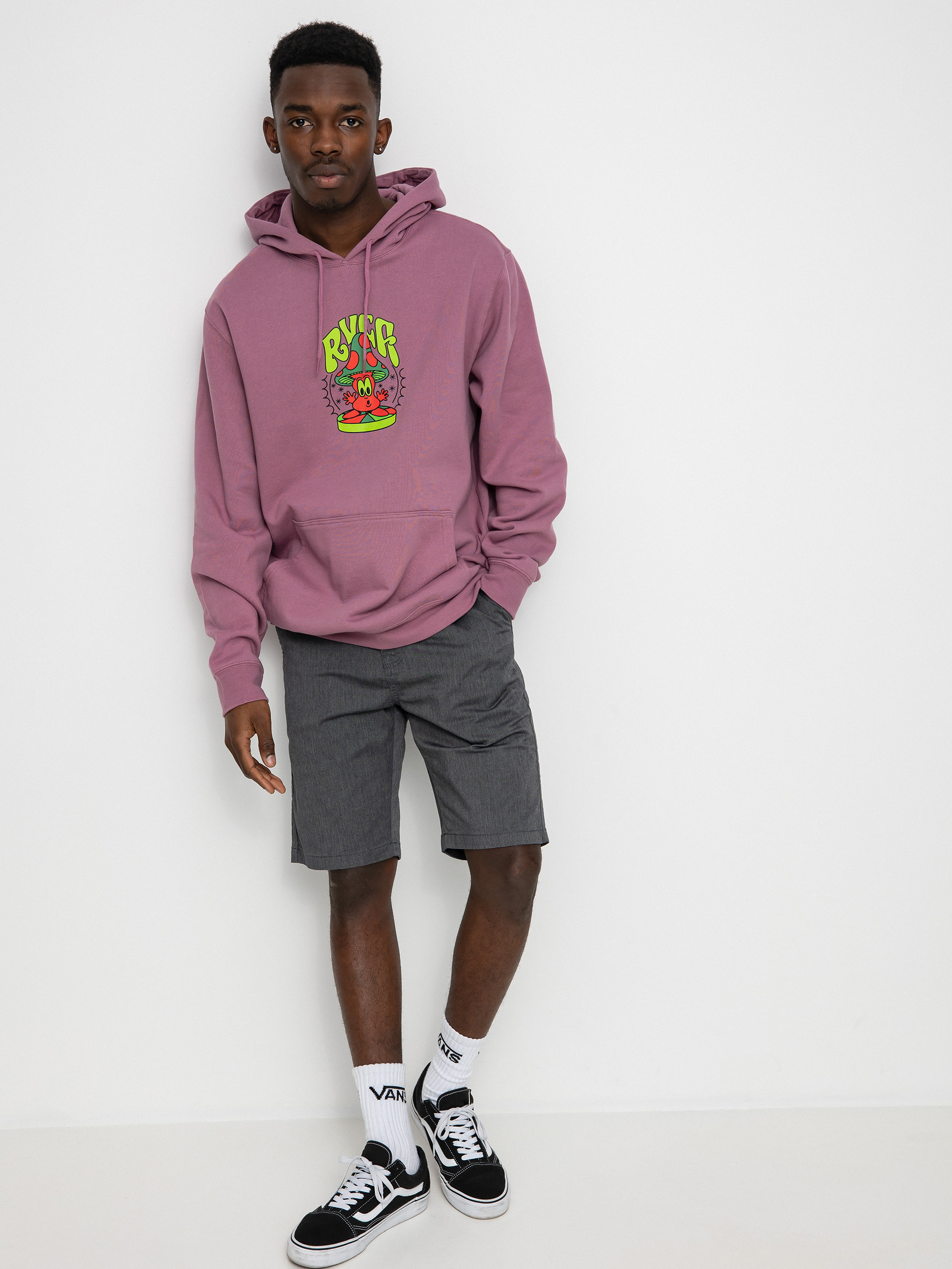 Bluza z kapturem RVCA Mushtoo HD (lavender)