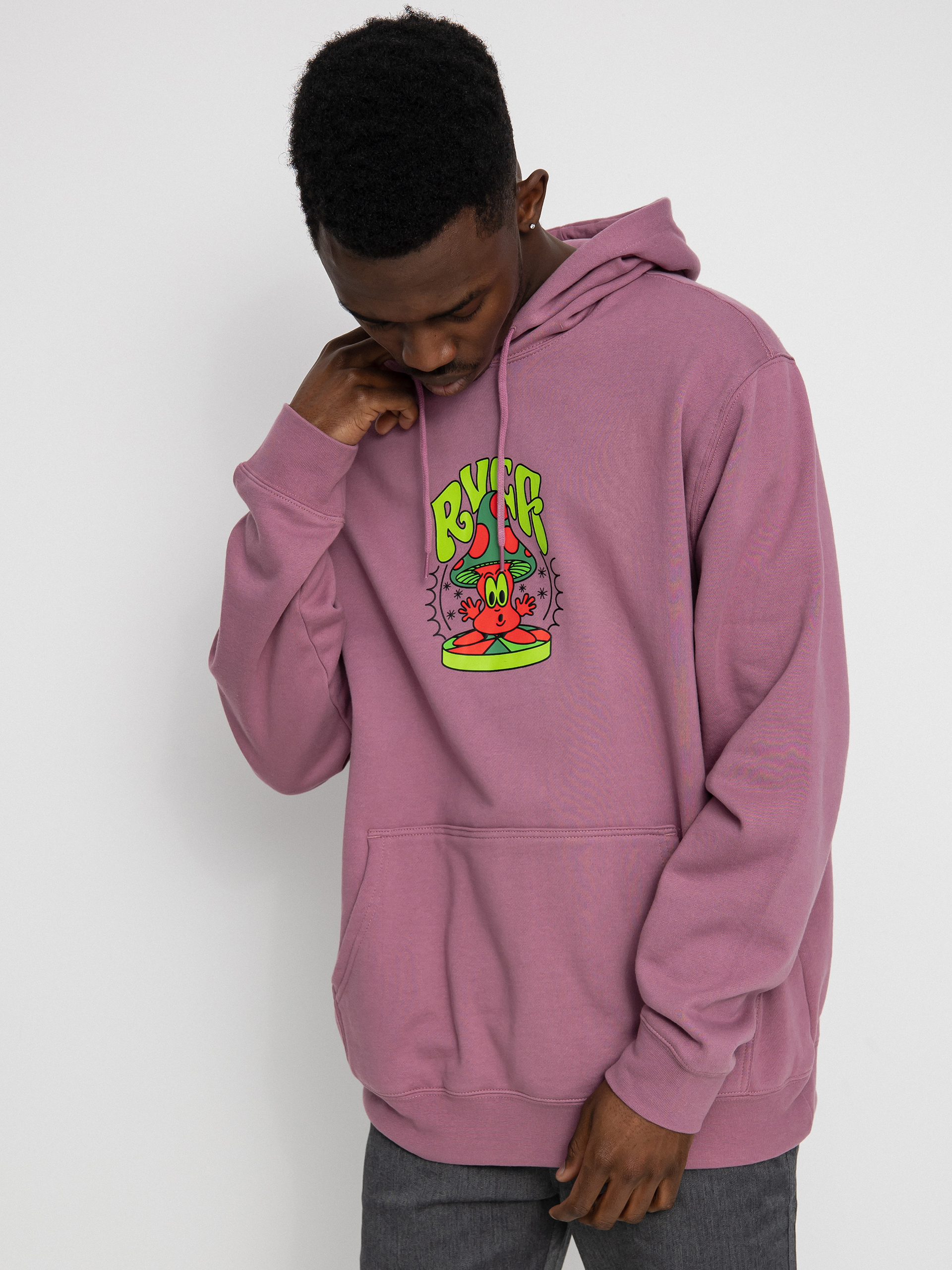 Bluza z kapturem RVCA Mushtoo HD (lavender)