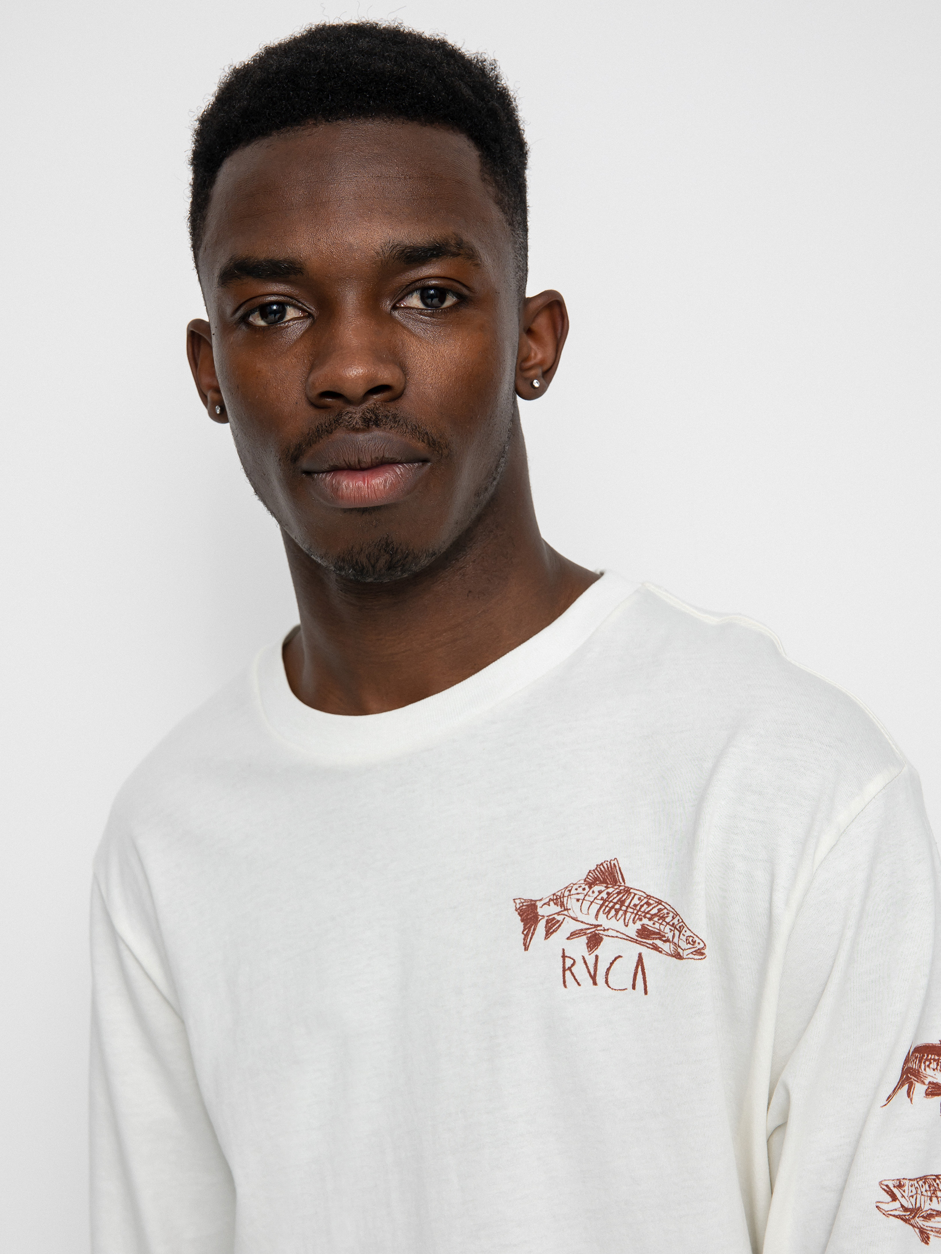 Longsleeve RVCA Downstream (antique white)