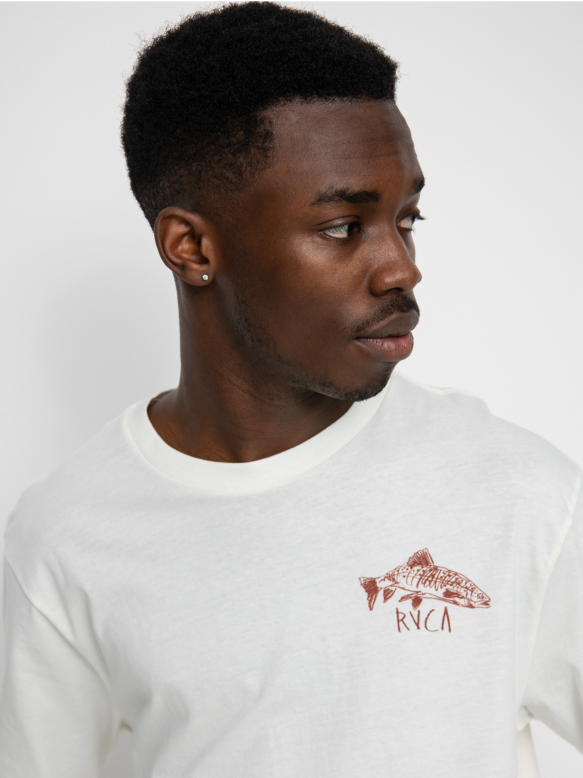 Longsleeve RVCA Downstream (antique white)