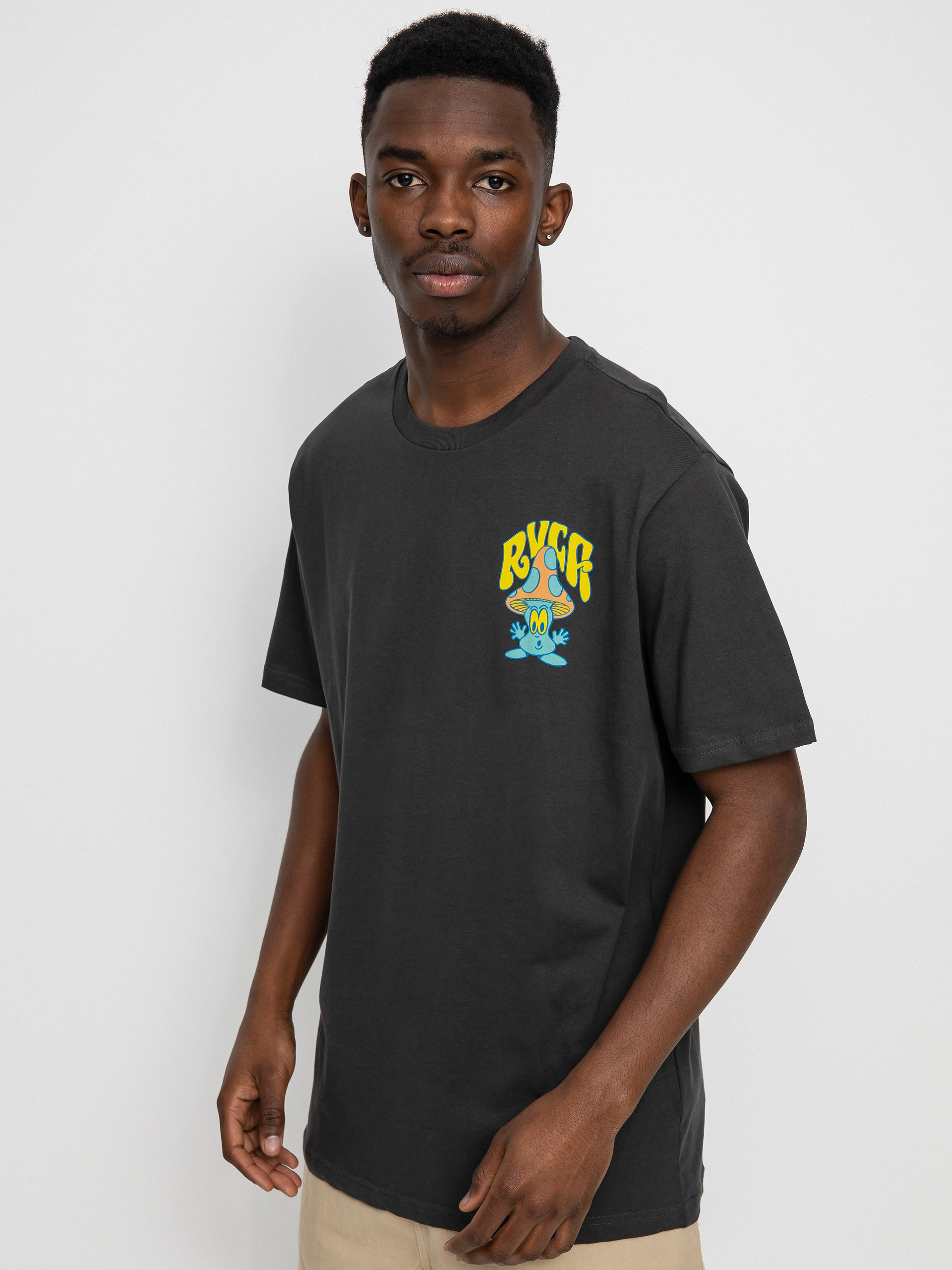 T-shirt RVCA Mushtoo (pirate black)