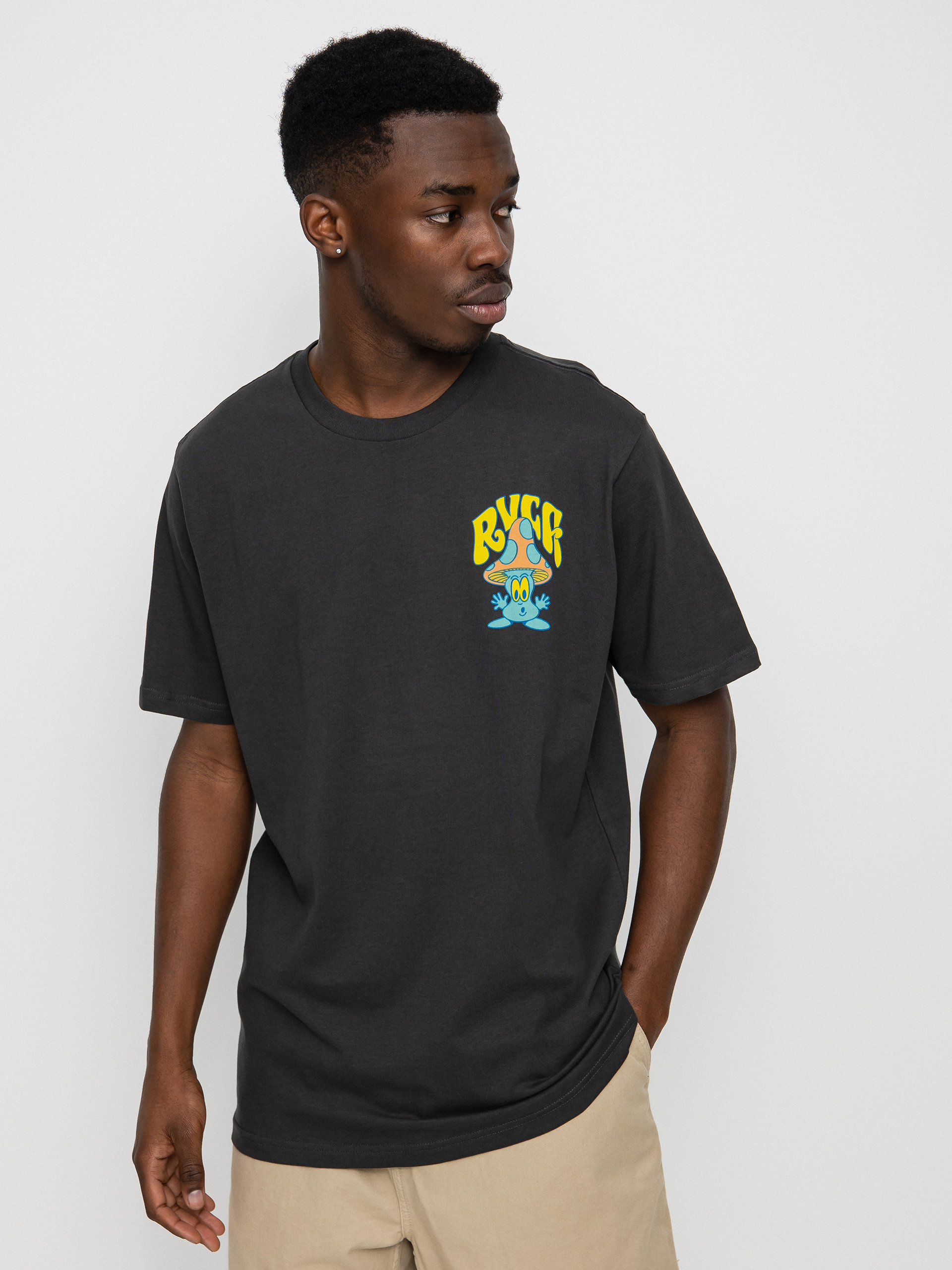 T-shirt RVCA Mushtoo (pirate black)