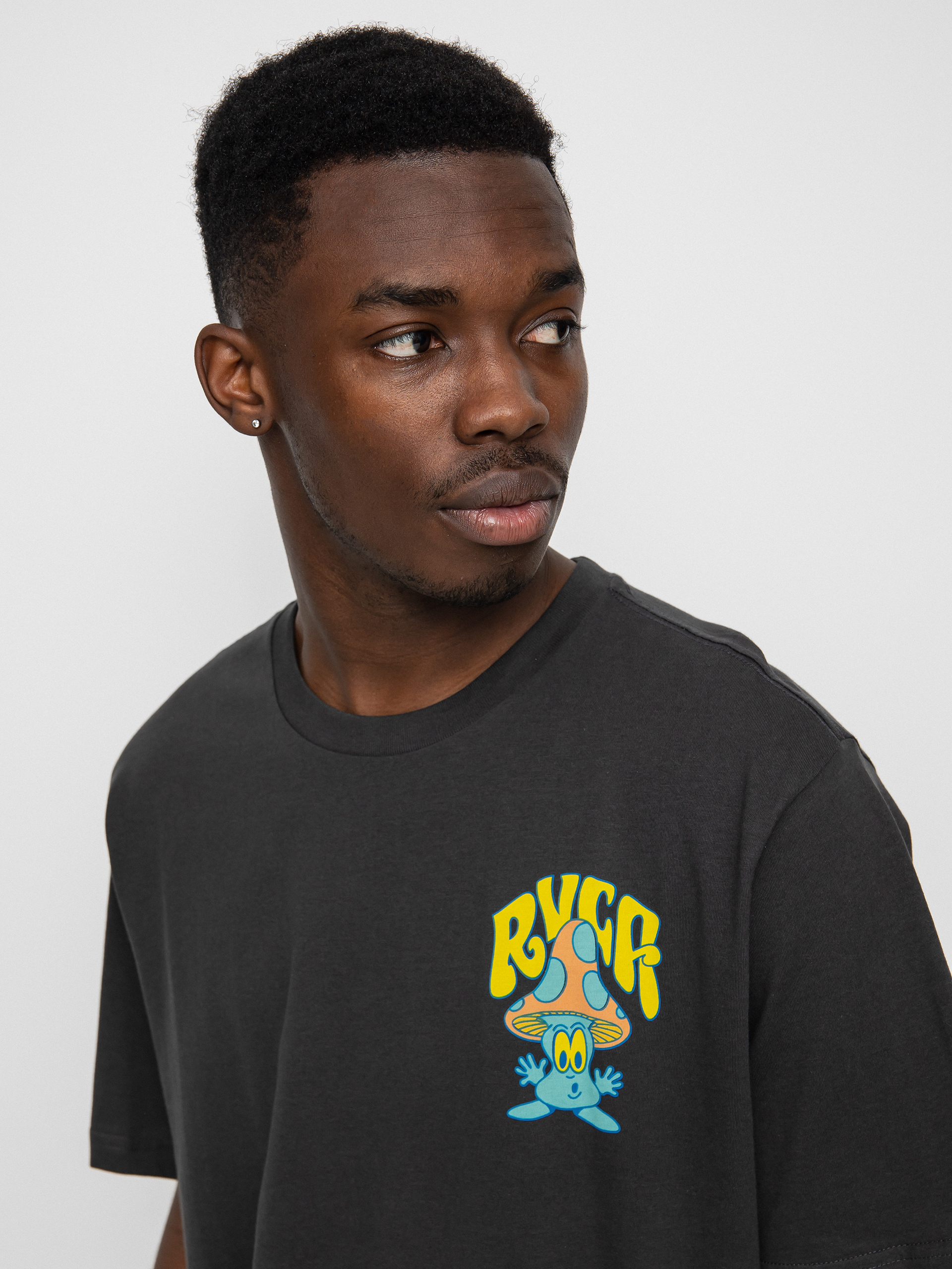 T-shirt RVCA Mushtoo (pirate black)