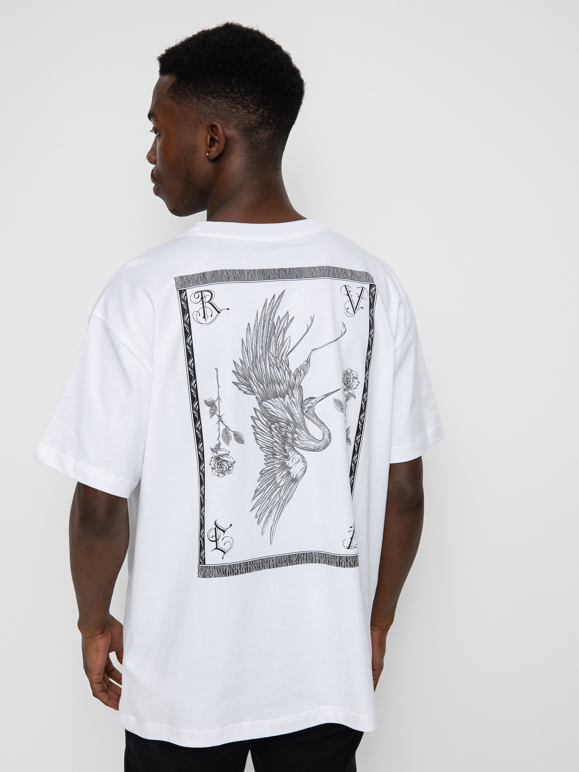 T-shirt RVCA Crane (white)