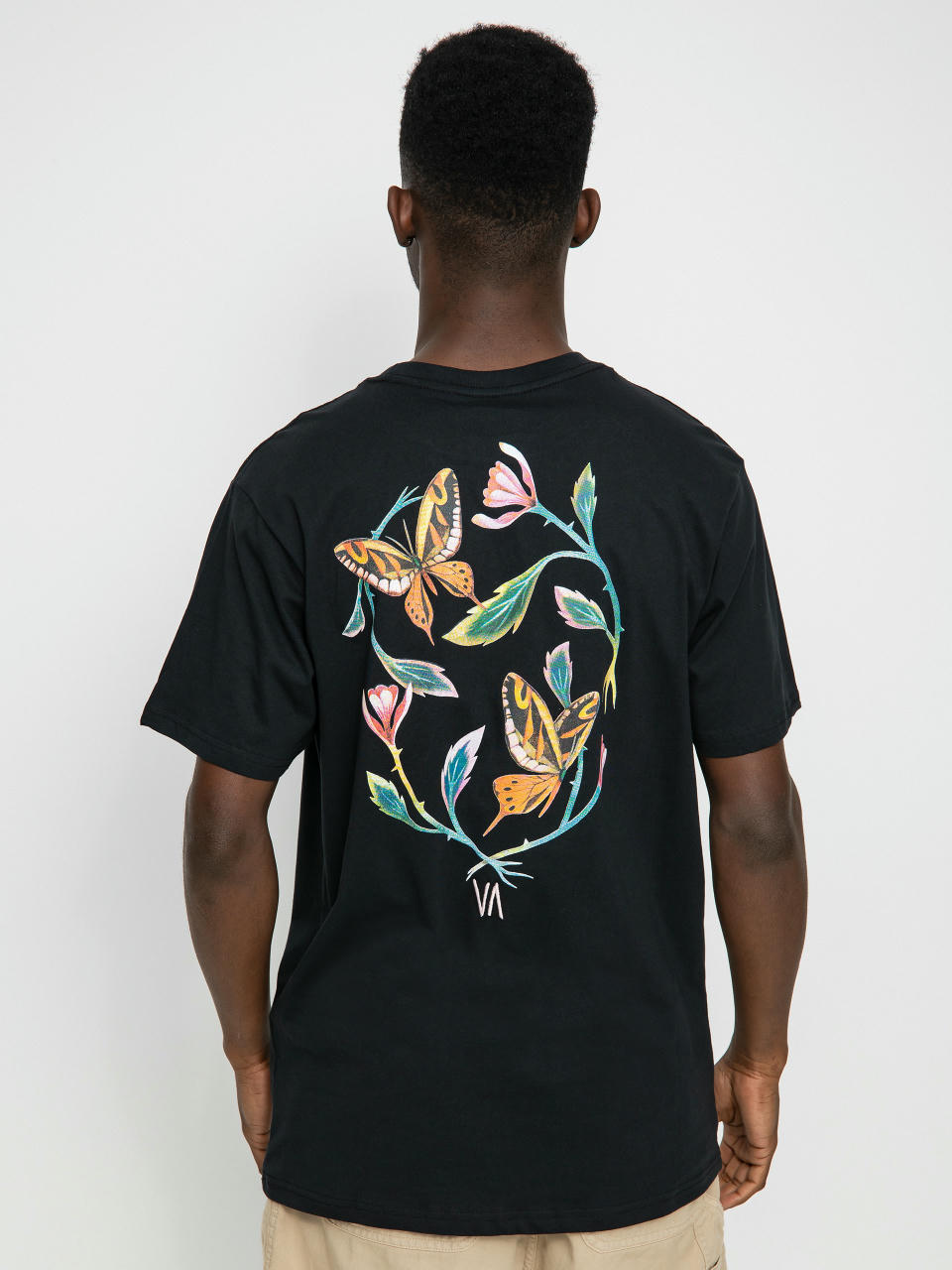 T-shirt RVCA Flora (black)