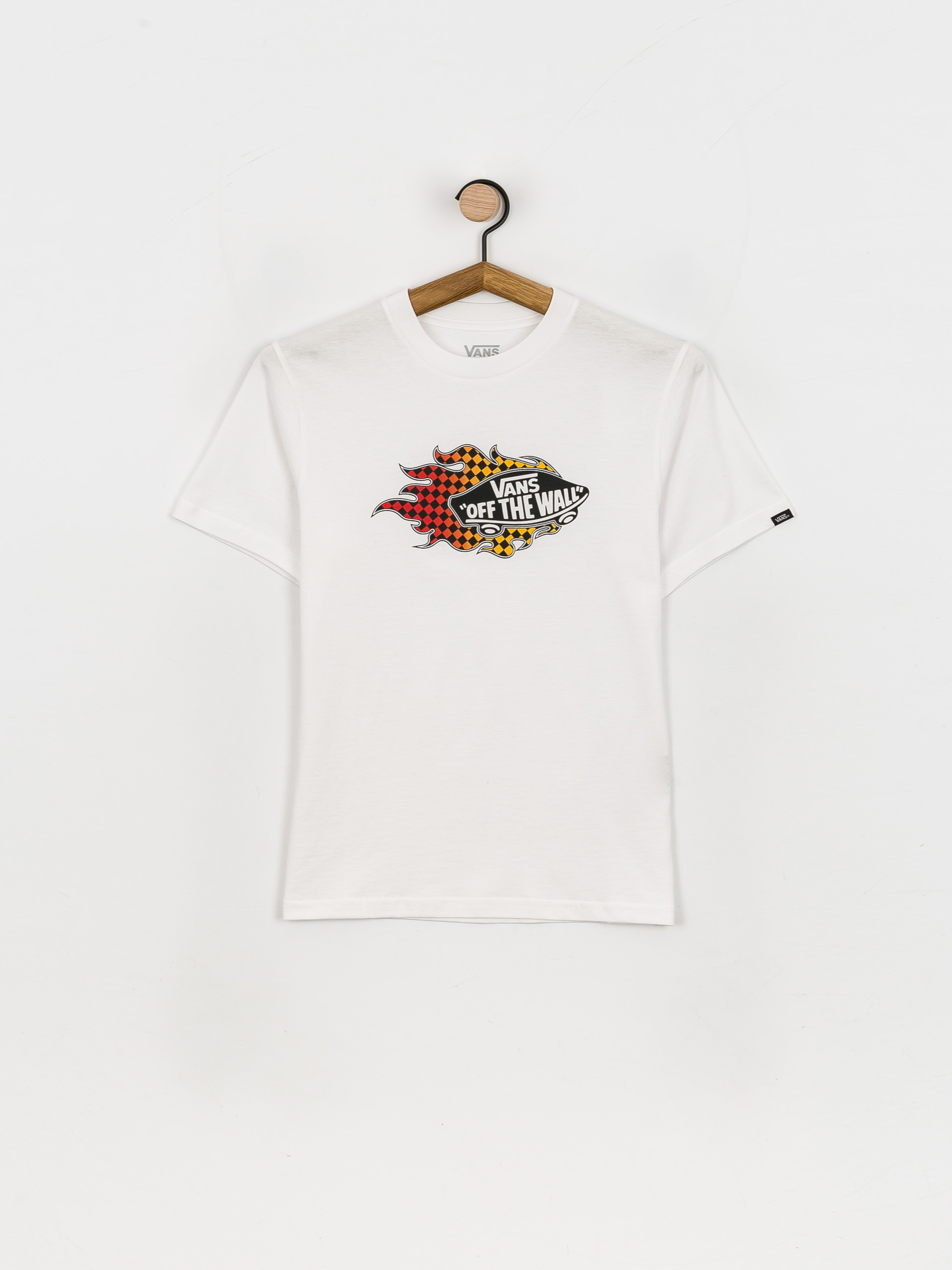 T-shirt Vans Flame JR (boys white)