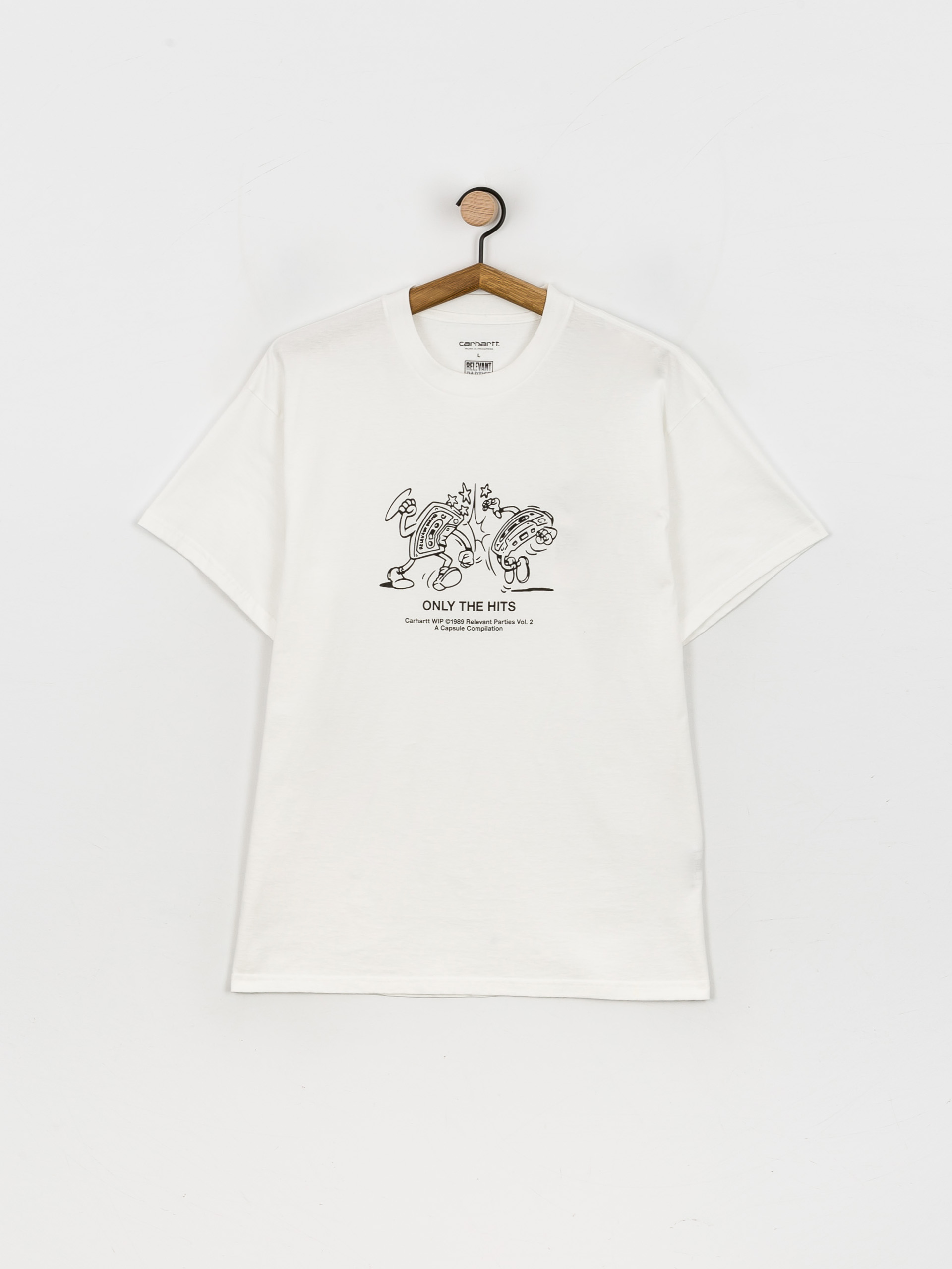 T-shirt Carhartt WIP X Relevant Parties Vol 2 (white/black)