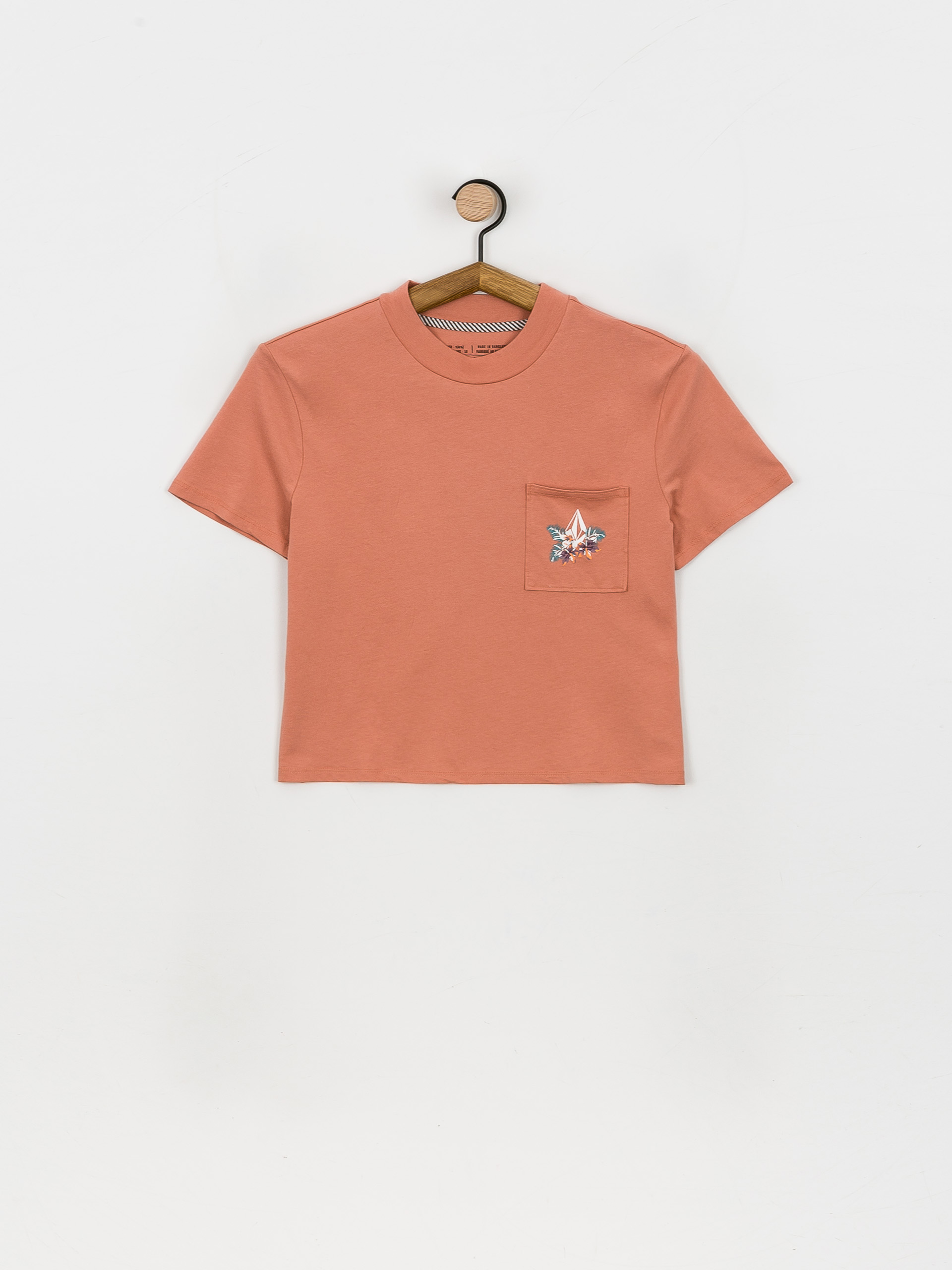 T-shirt Volcom Pocket Dial Wmn (light mauve)
