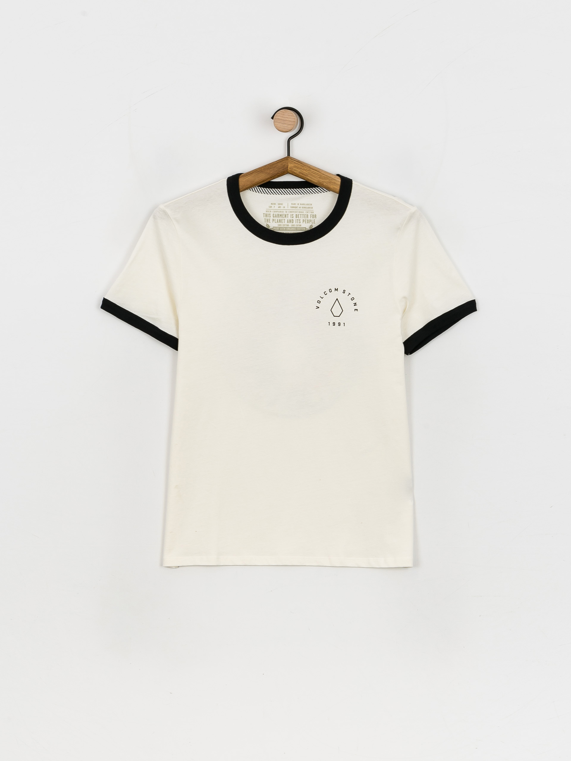 T-shirt Volcom Truly Ringer Wmn (star white)