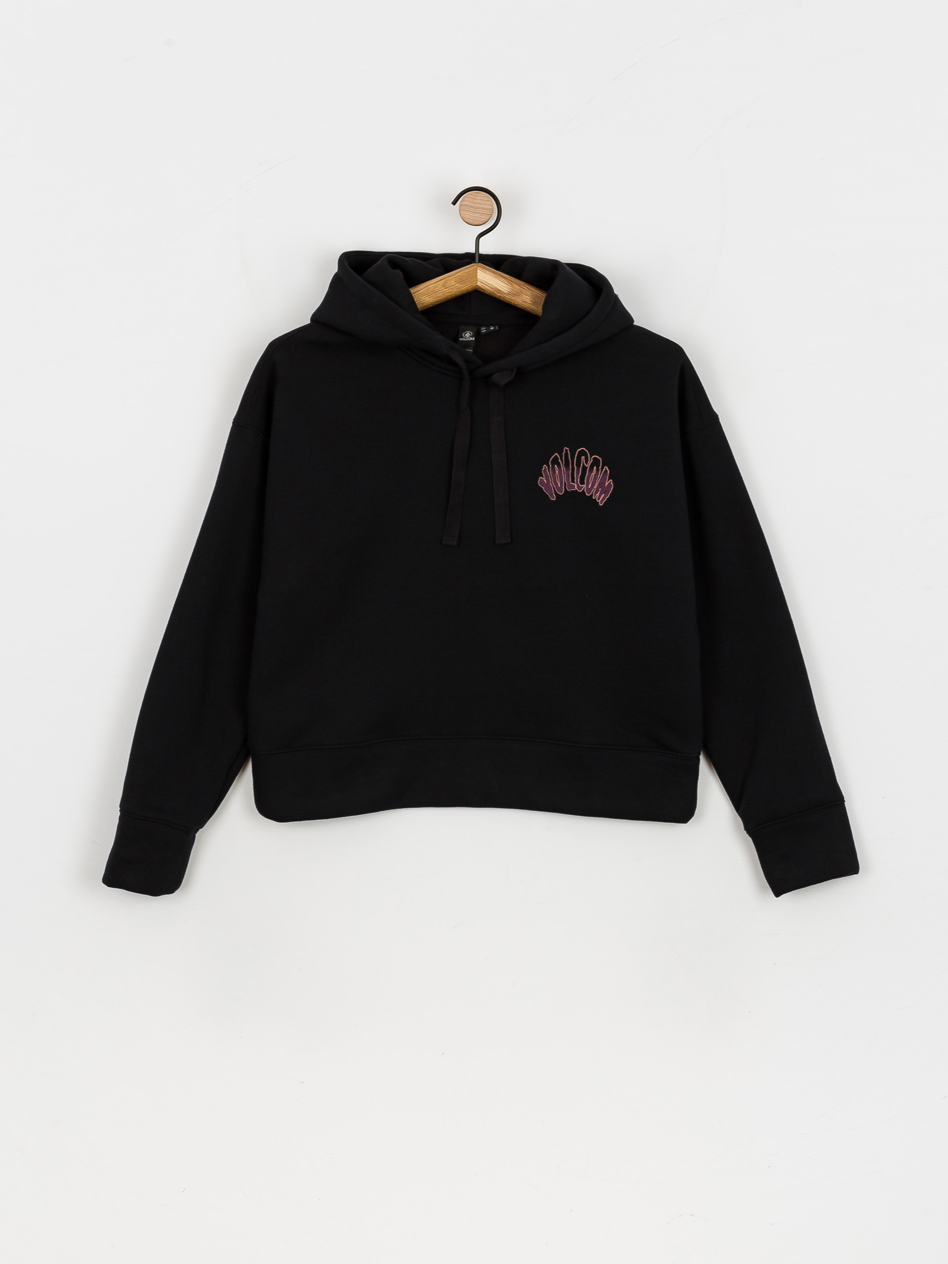 Bluza z kapturem Volcom Voltrip HD Wmn (black)