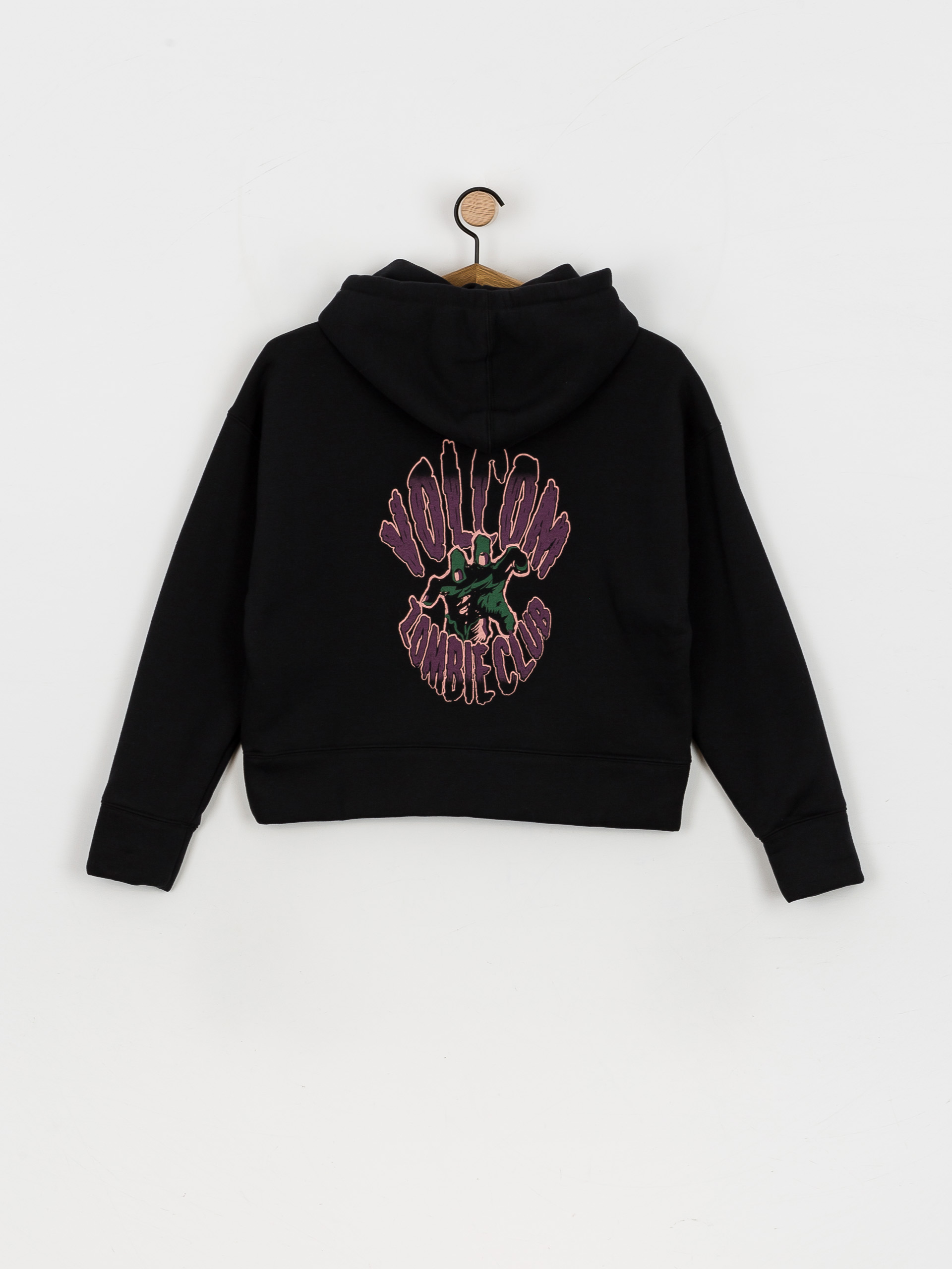 Bluza z kapturem Volcom Voltrip HD Wmn (black)