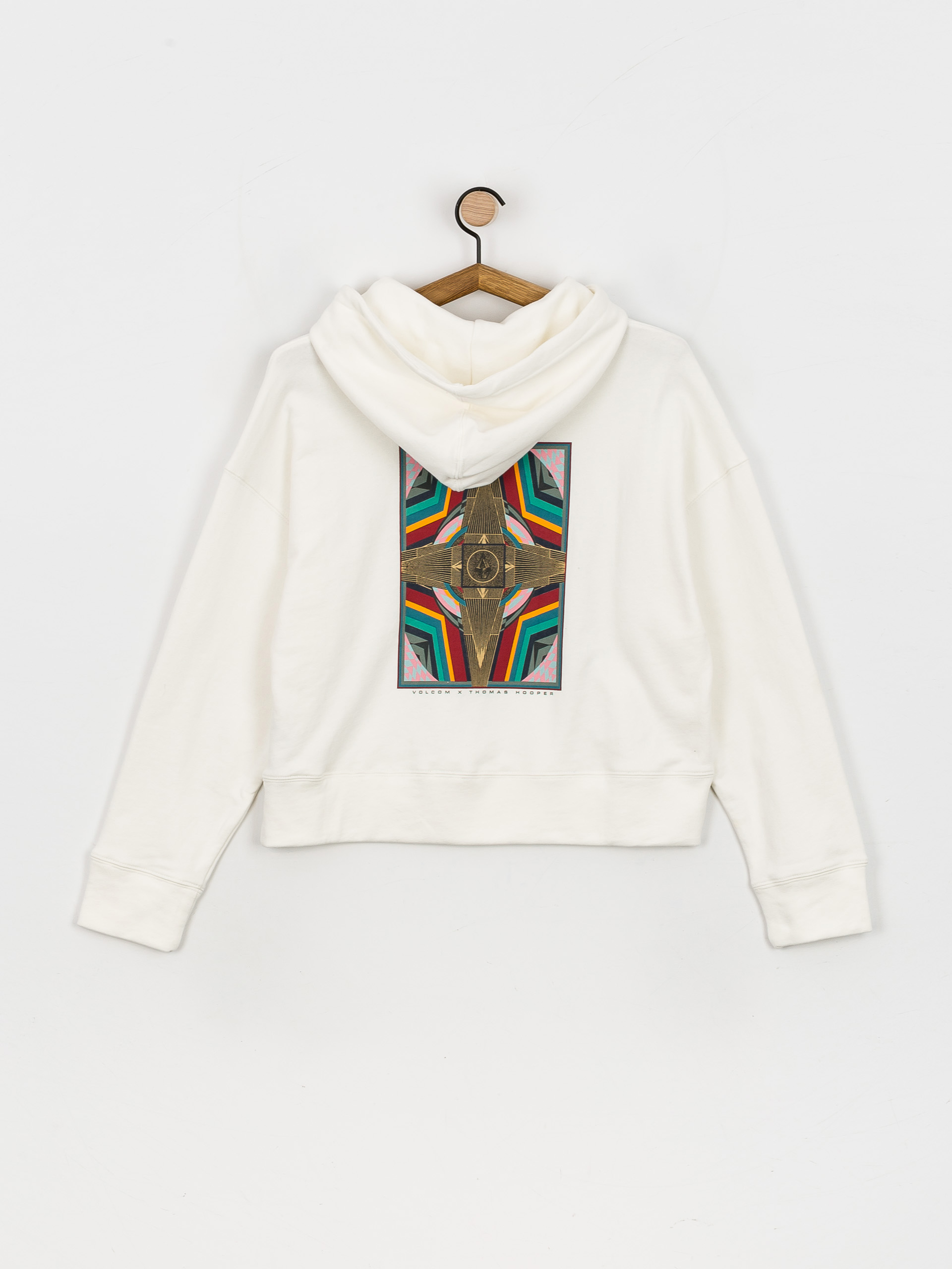 Bluza z kapturem Volcom Thomas Hooper HD Wmn (star white)