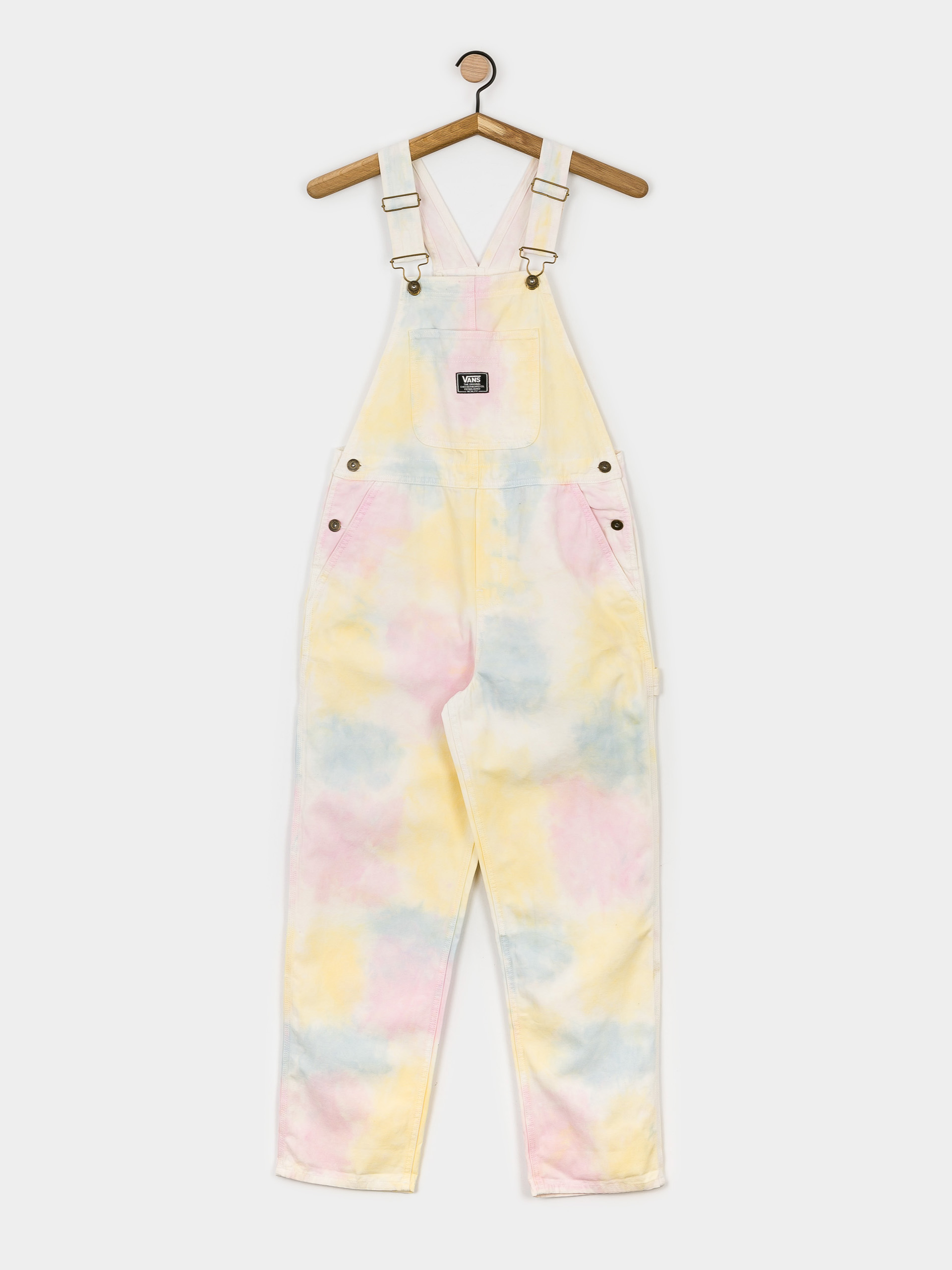 Spodnie Vans Tri Dye Ground Work Overall Wmn (cradle pink)