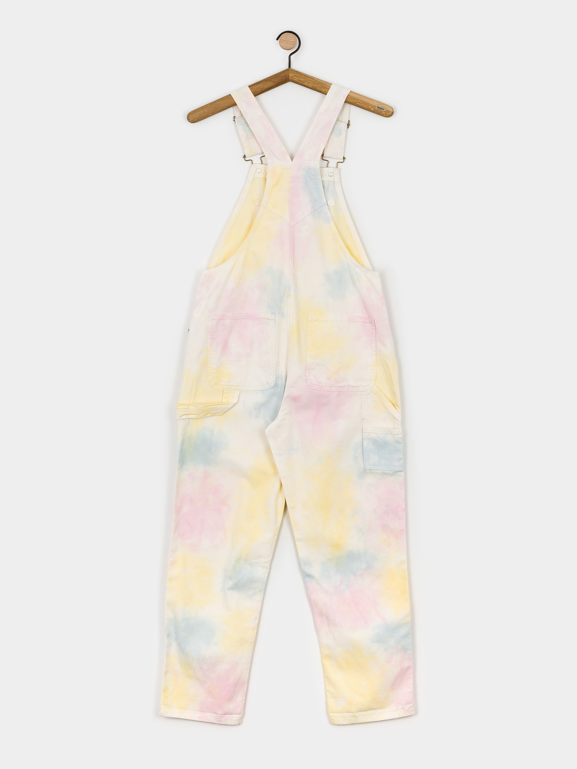 Spodnie Vans Tri Dye Ground Work Overall Wmn (cradle pink)