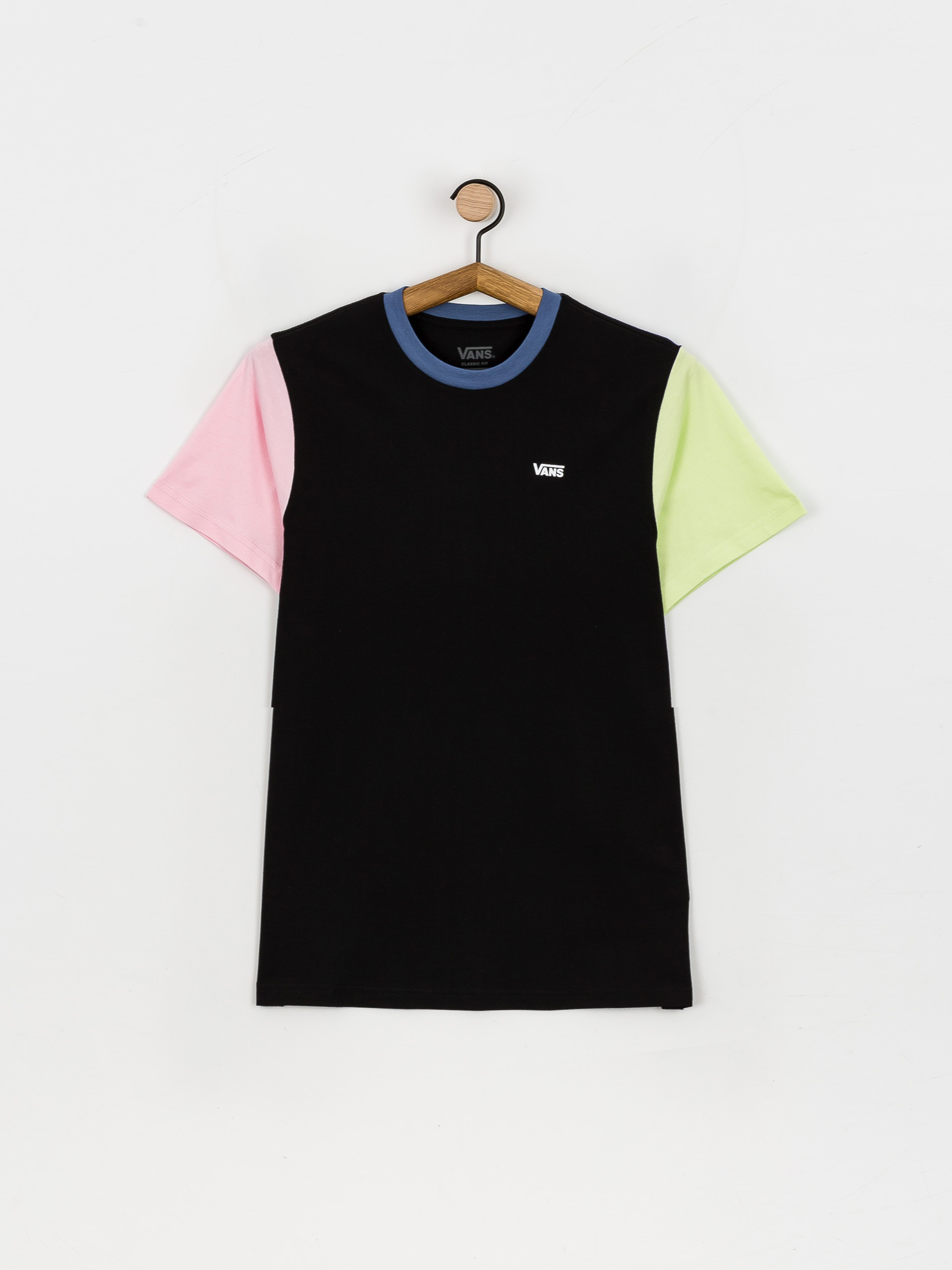 T-shirt Vans Left Chest Colorblock Em Wmn (black/multi)