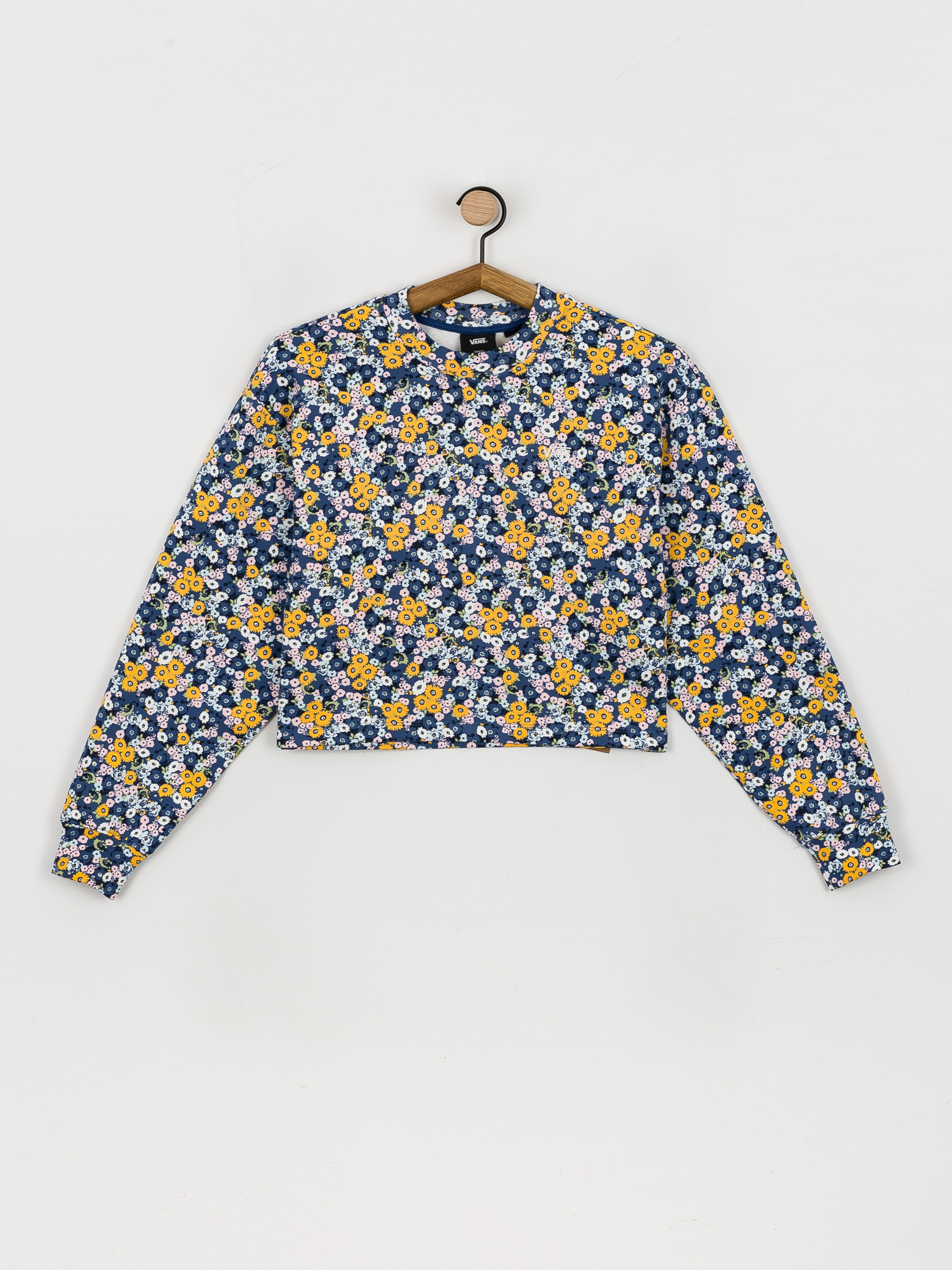 Bluza Vans Deco Ditsy Crop Wmn (true navy)