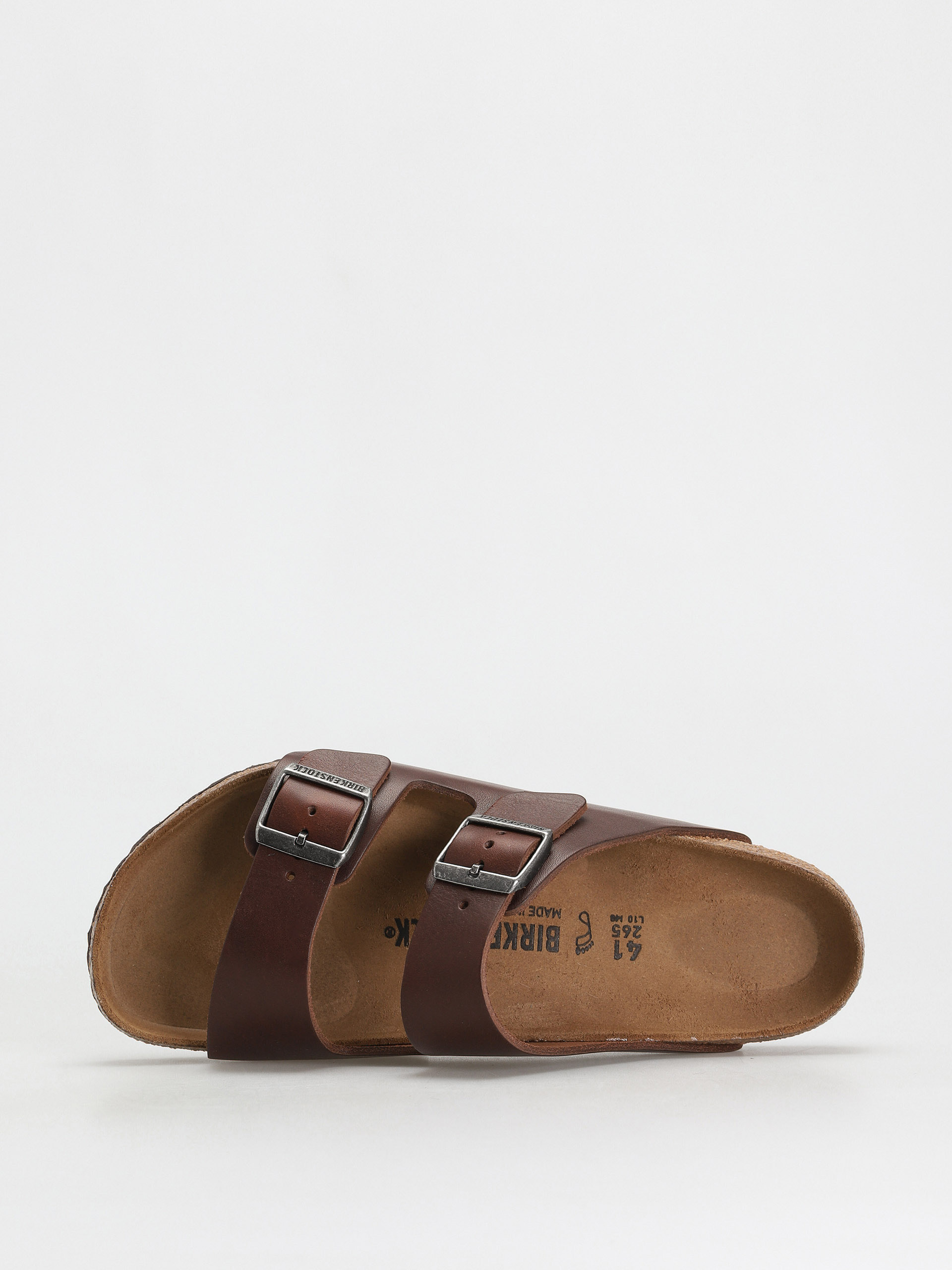 Klapki Birkenstock Arizona Regular (vintage wood roast natural leather)