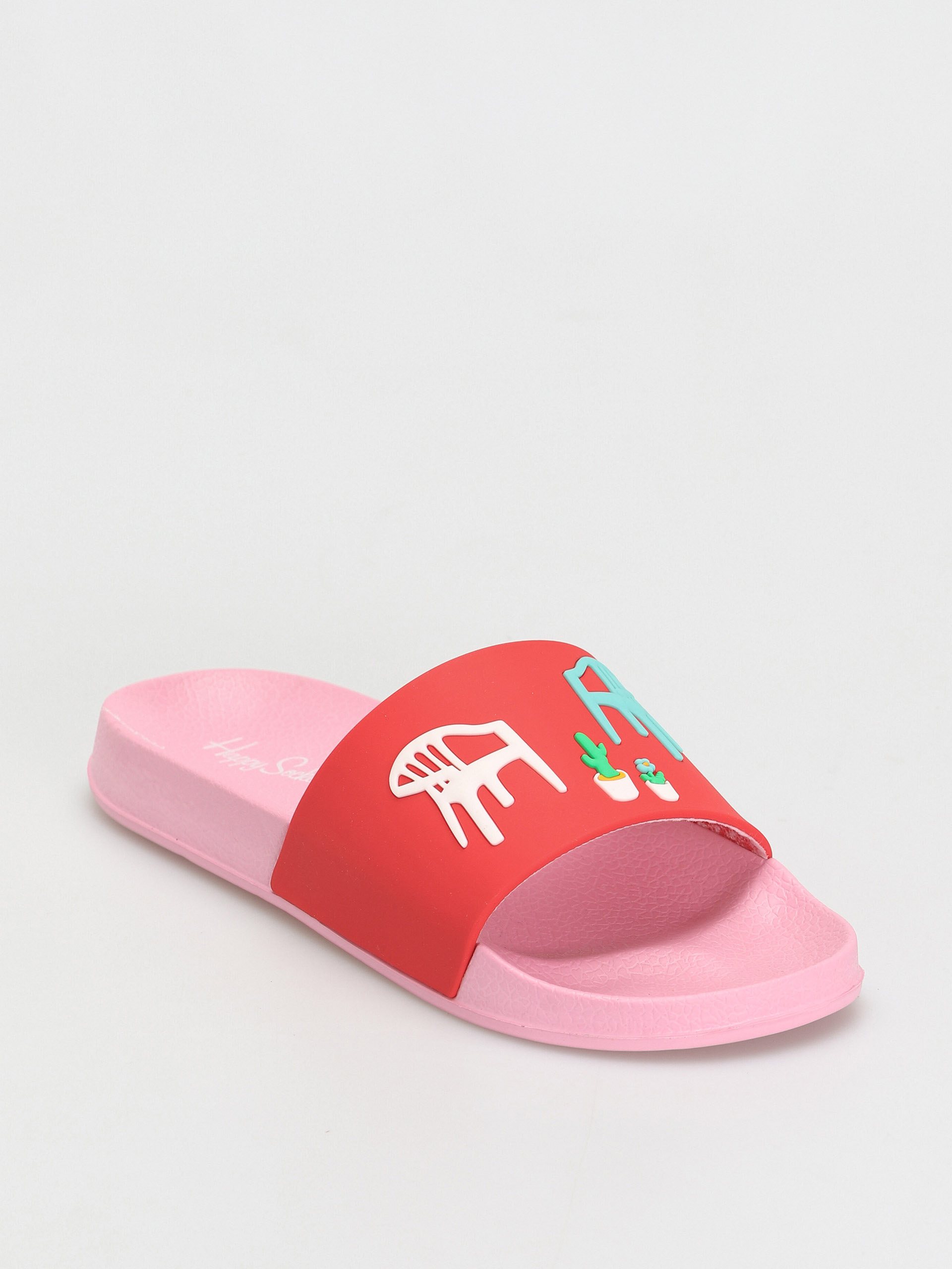 Klapki Happy Socks Balcony (pink/red)