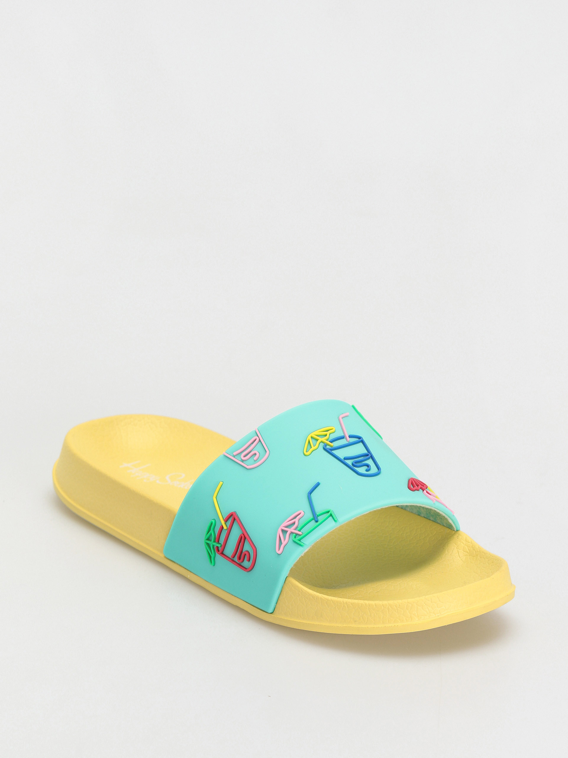 Klapki Happy Socks Lemonade (yellow/teal)