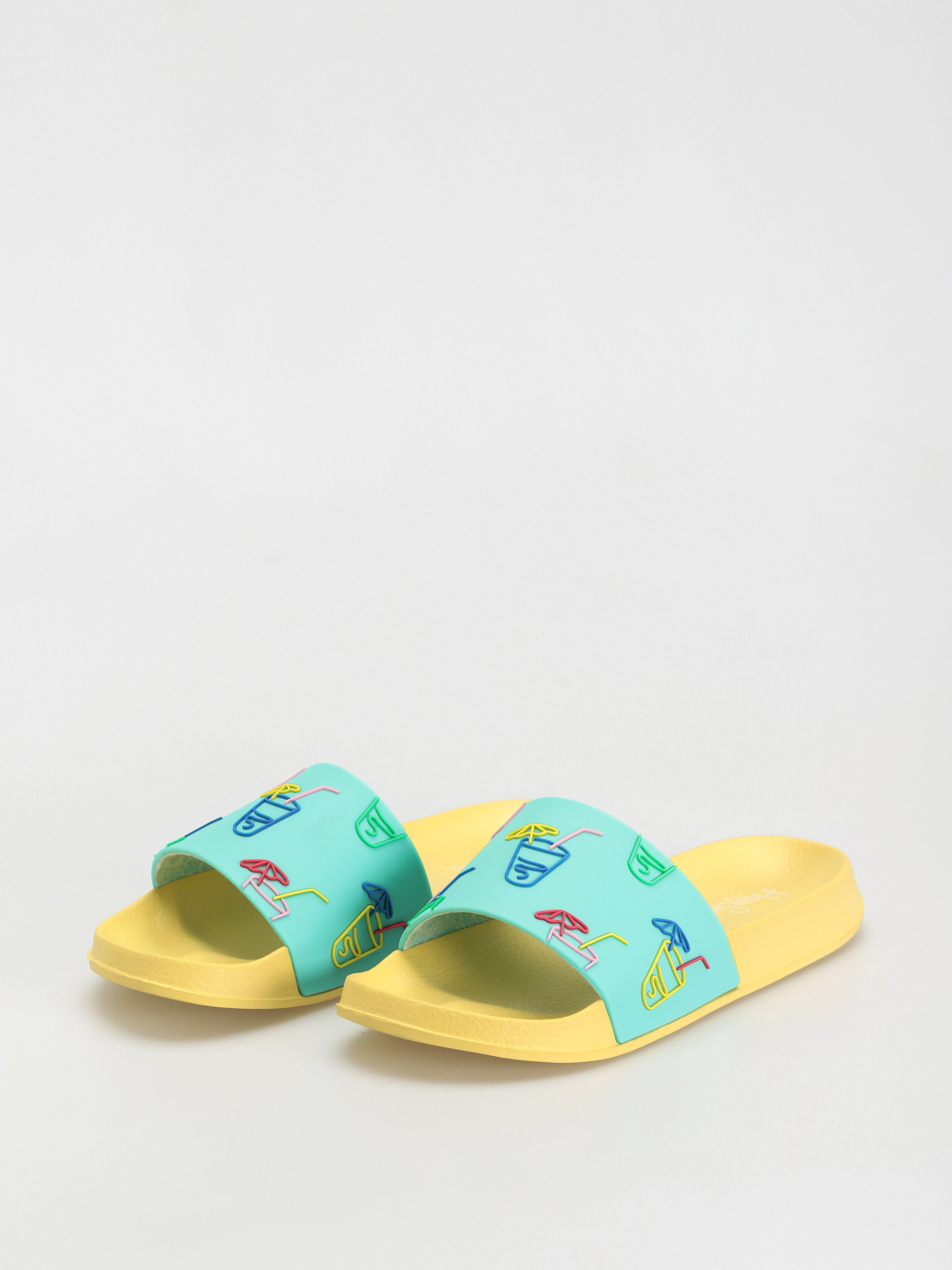 Klapki Happy Socks Lemonade (yellow/teal)