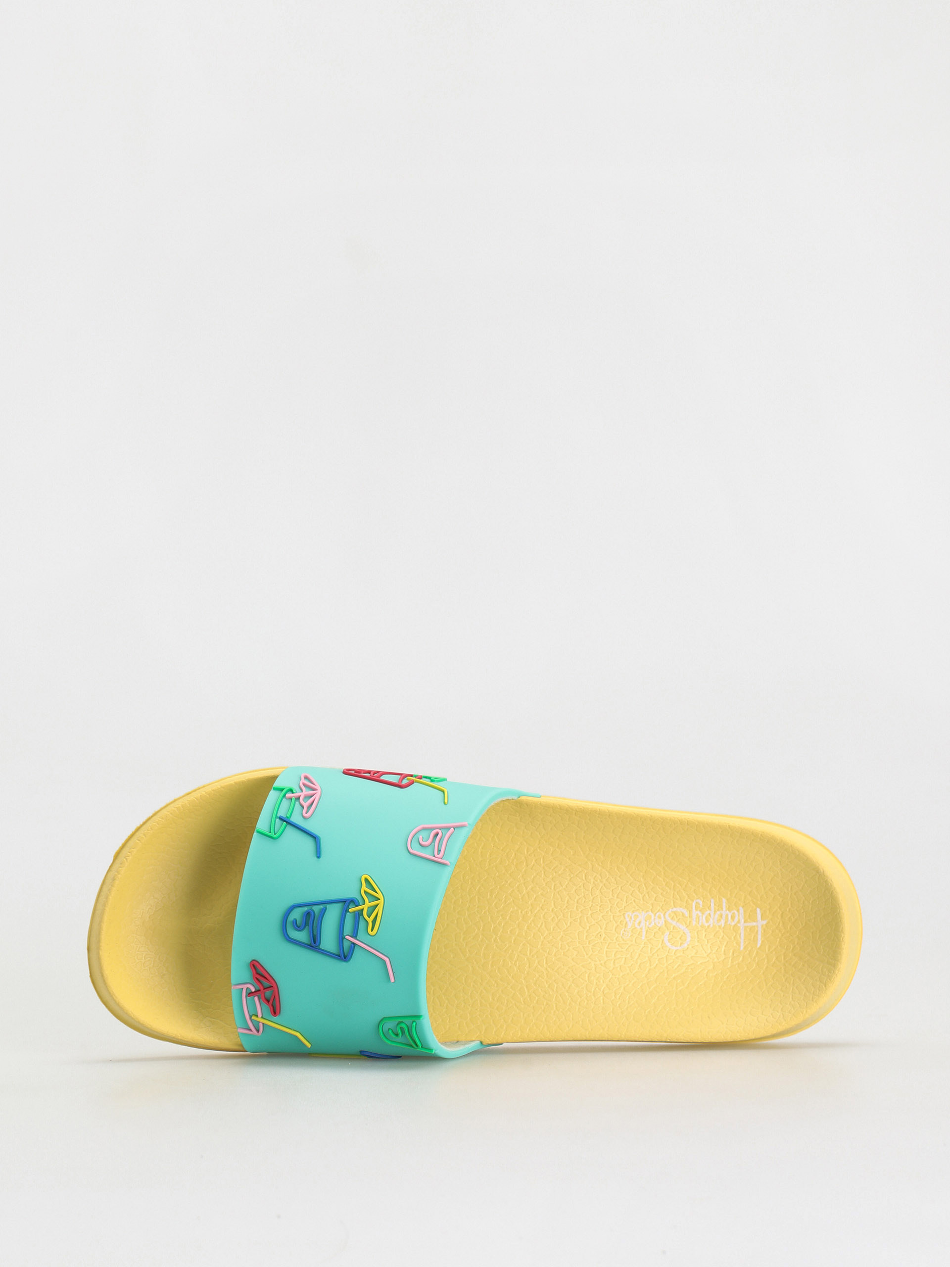 Klapki Happy Socks Lemonade (yellow/teal)