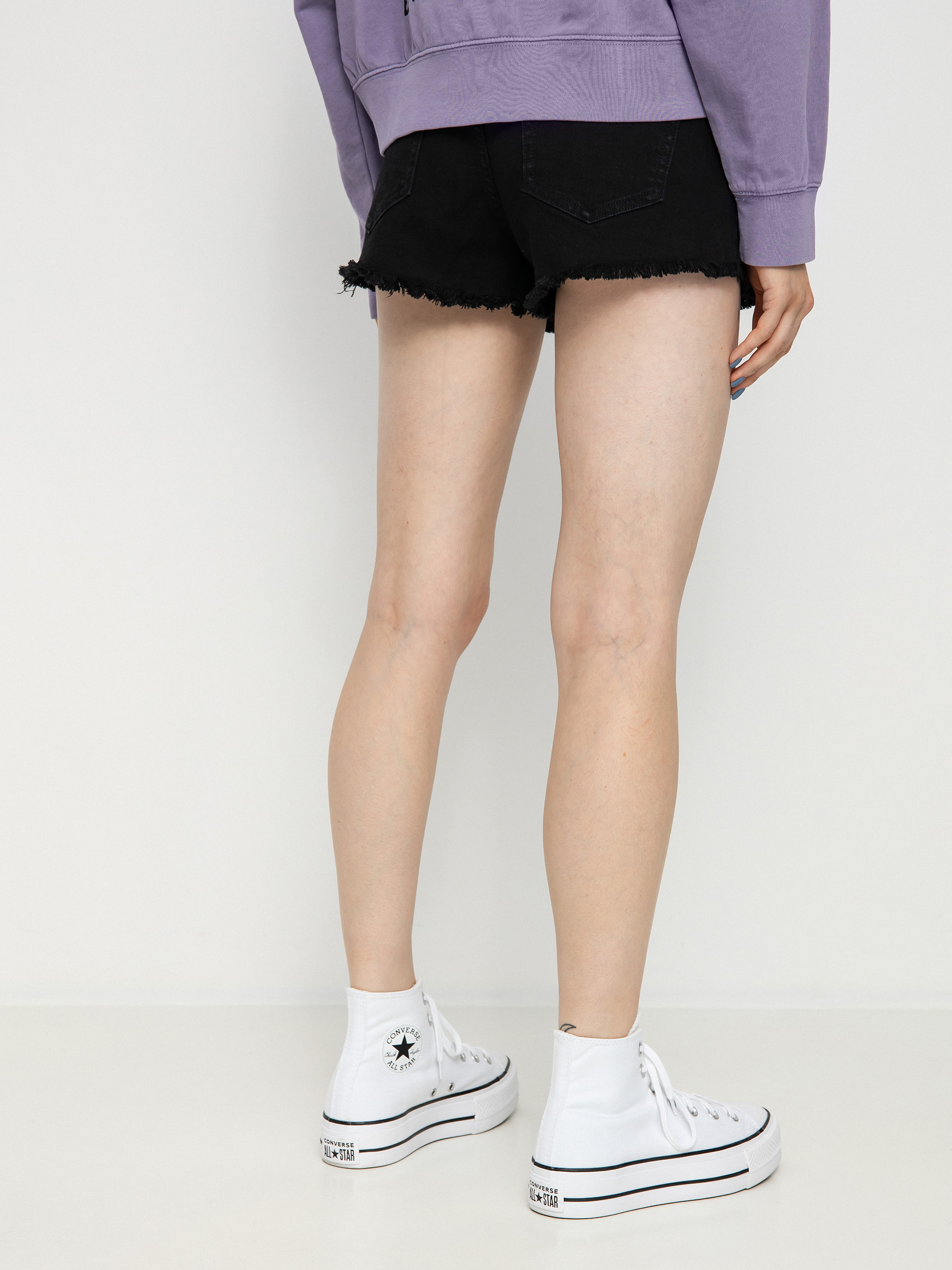 Szorty Volcom Stoney Stretch Wmn (premium wash black)