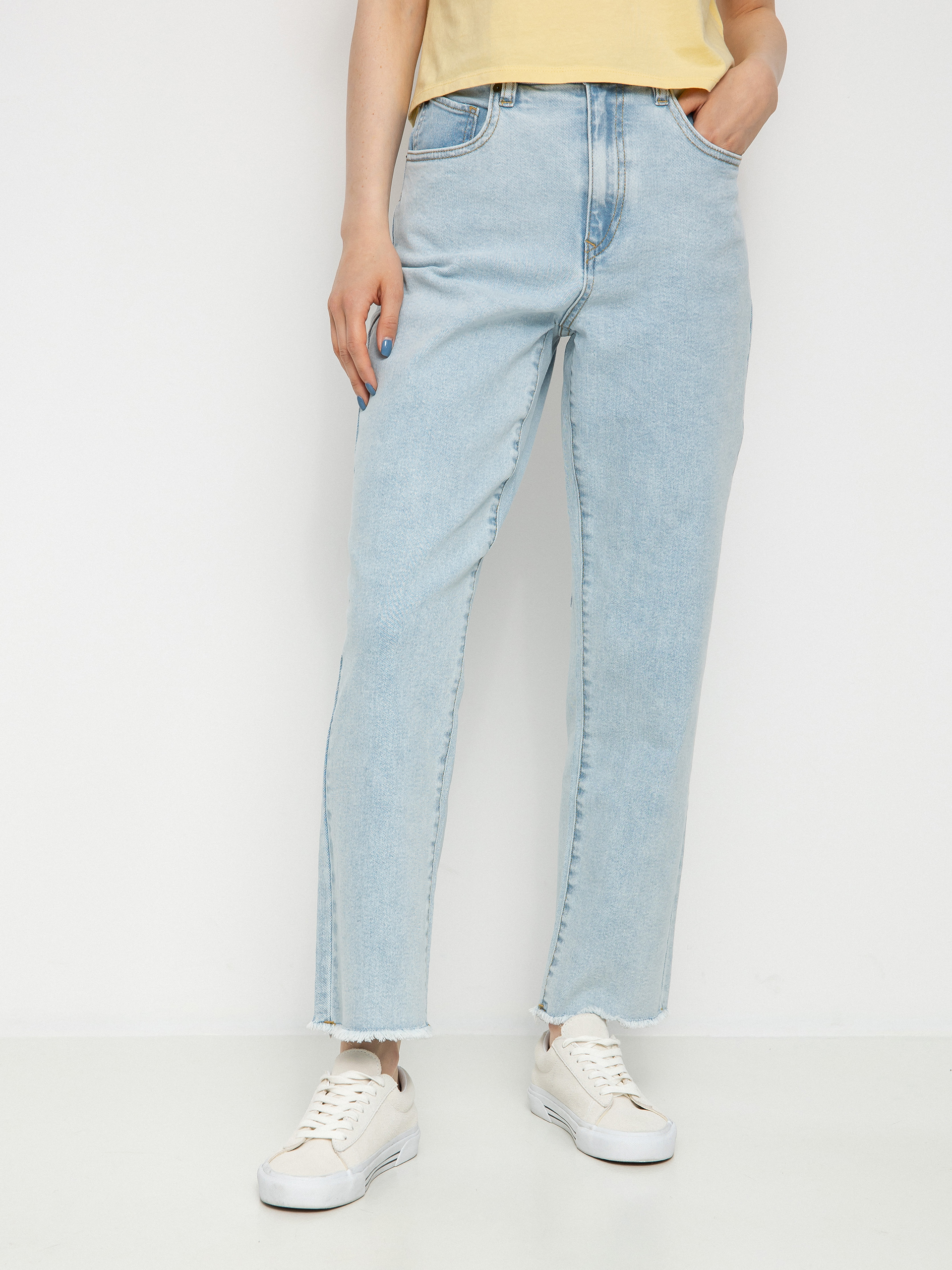 Spodnie Volcom Stn Step Hirise Wmn (thrifter blue light)