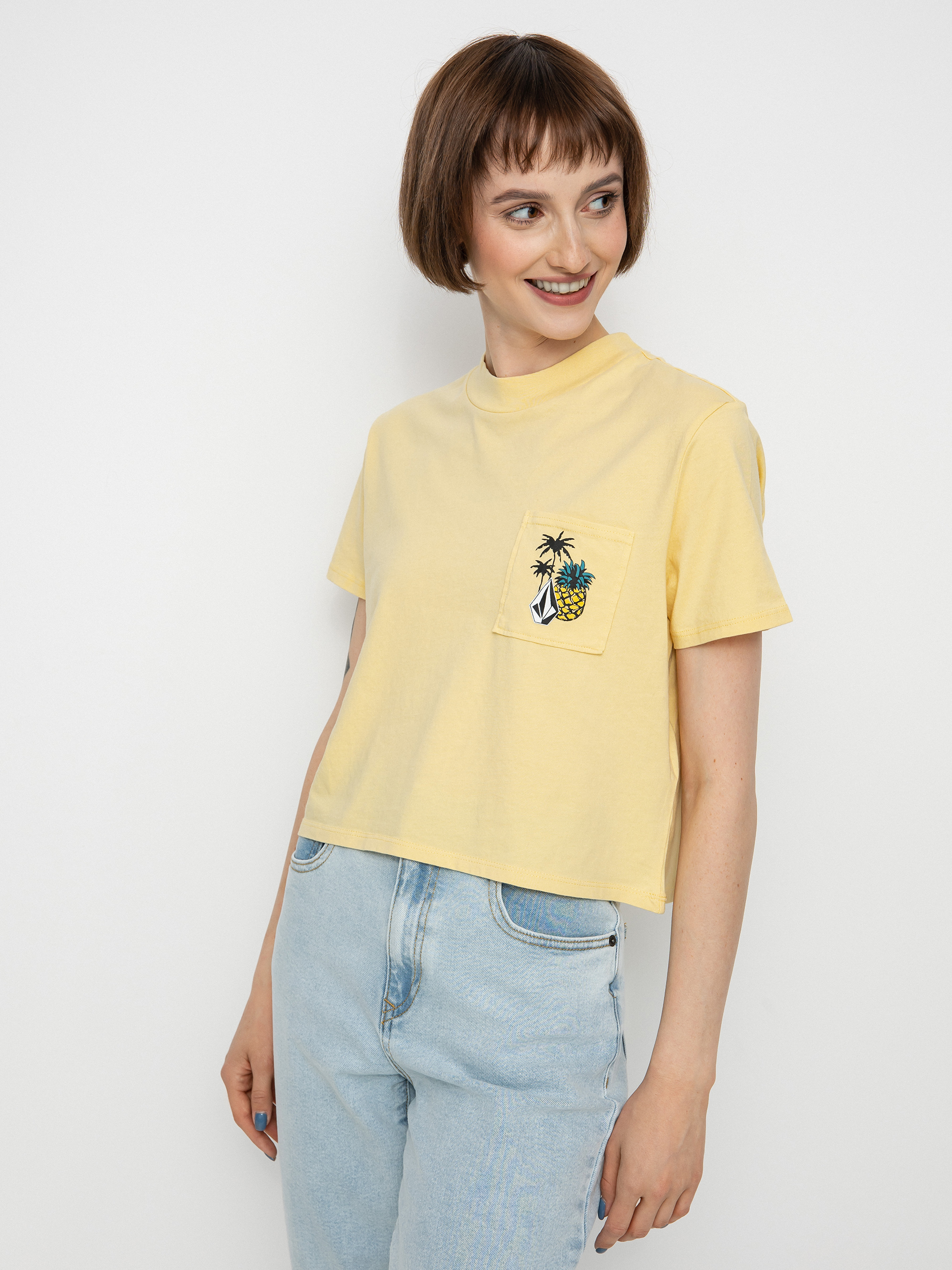 T-shirt Volcom Pocket Dial Wmn (wheat)