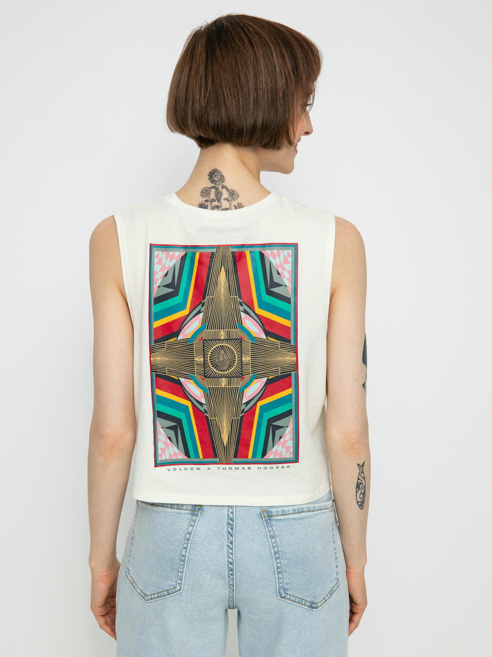 Koszulka Volcom Thomas Hooper Crop Wmn (star white)