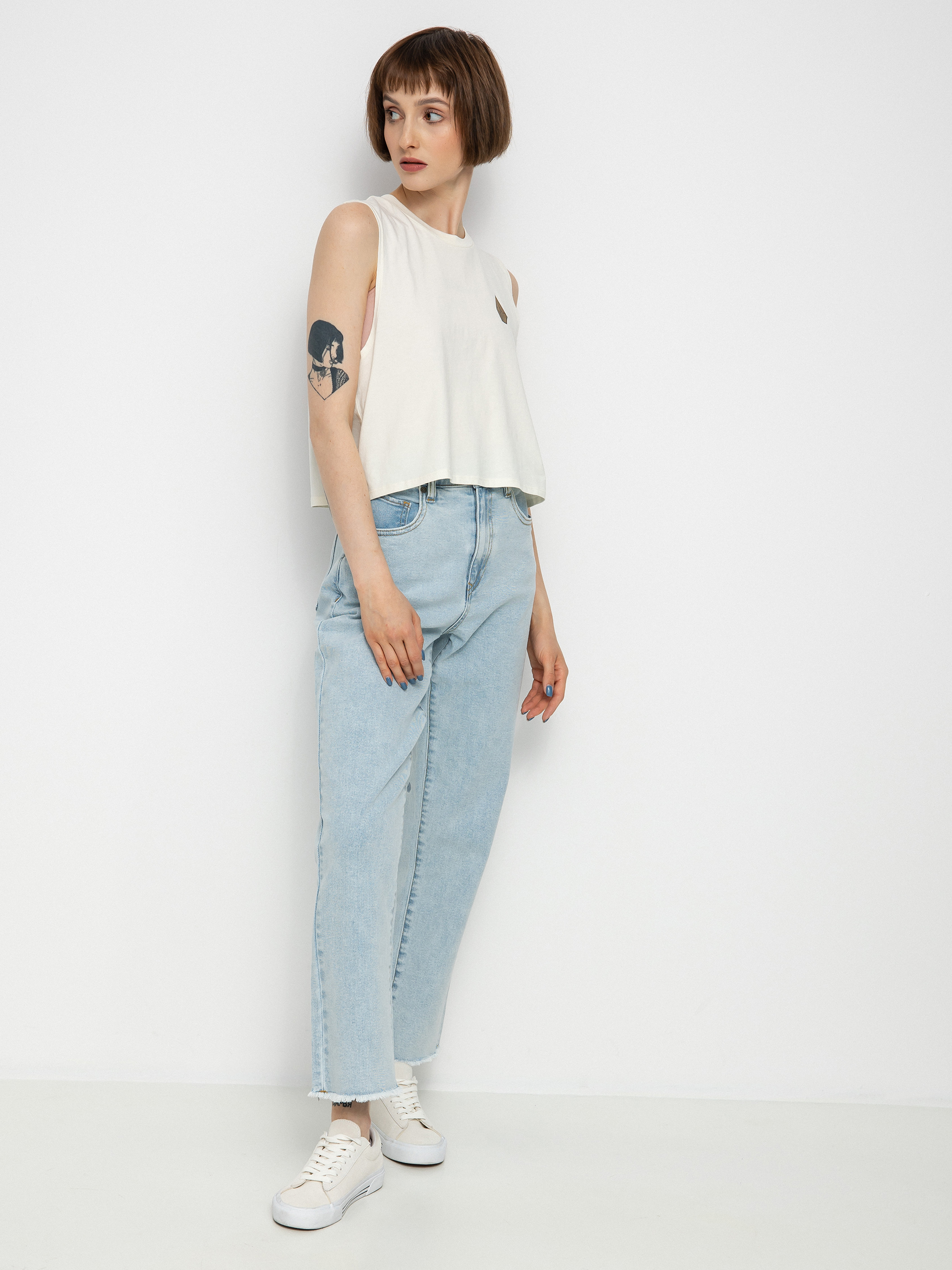 Koszulka Volcom Thomas Hooper Crop Wmn (star white)