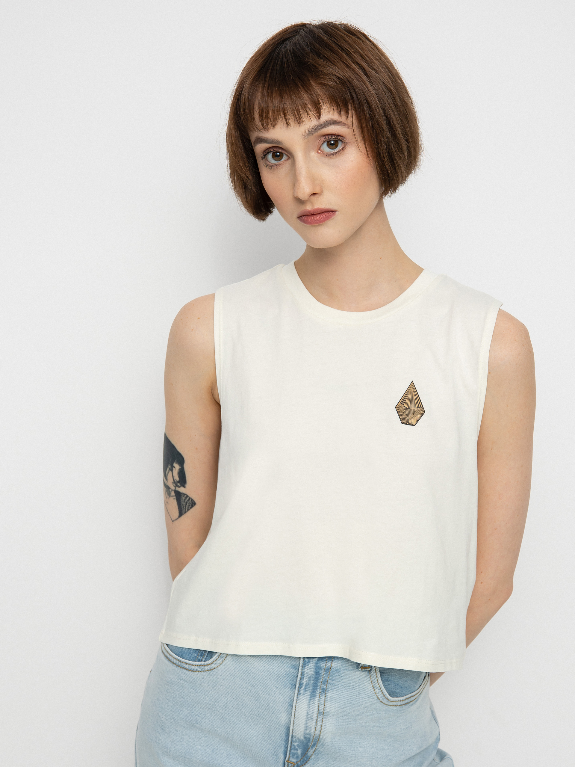 Koszulka Volcom Thomas Hooper Crop Wmn (star white)