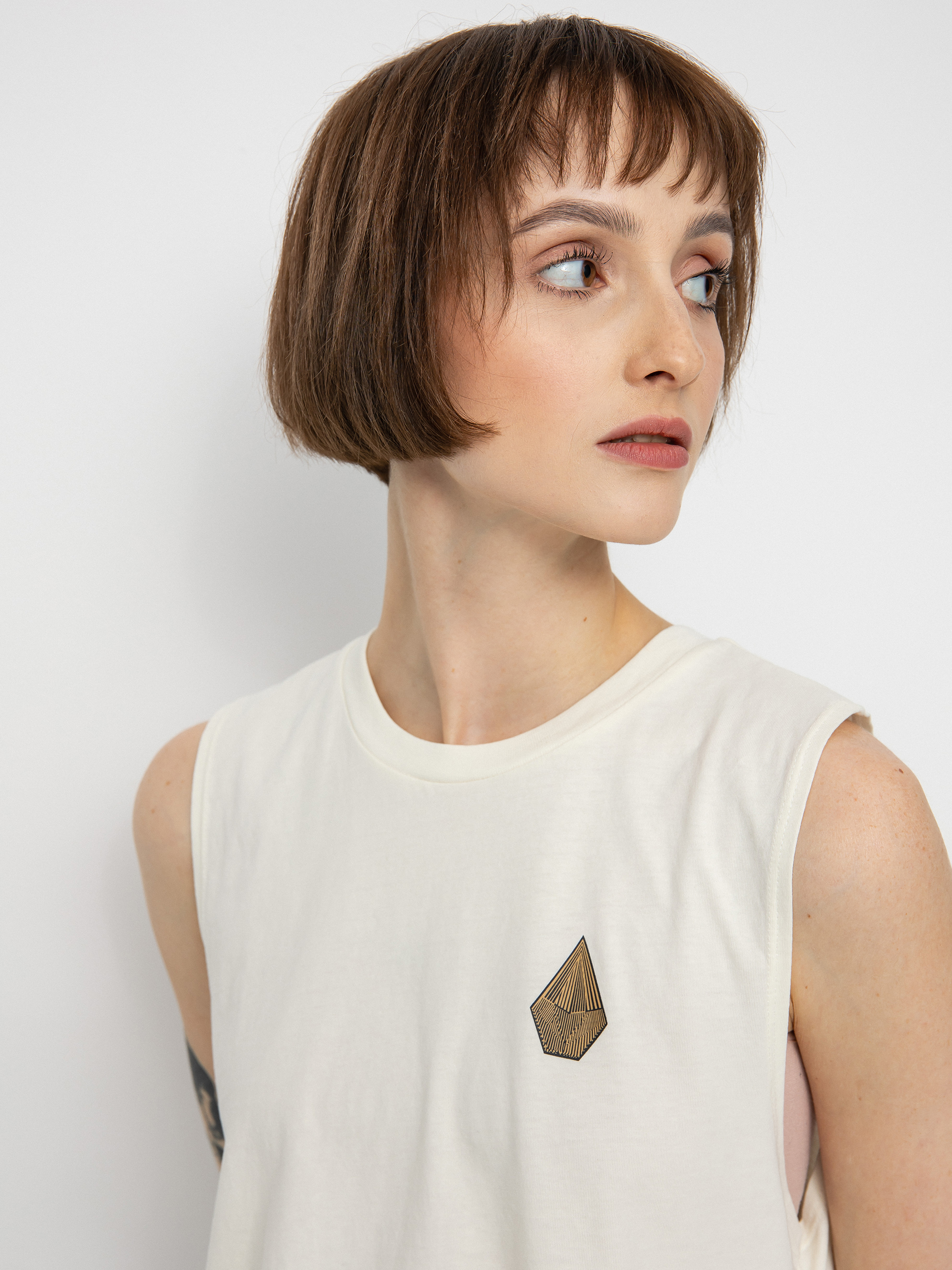 Koszulka Volcom Thomas Hooper Crop Wmn (star white)