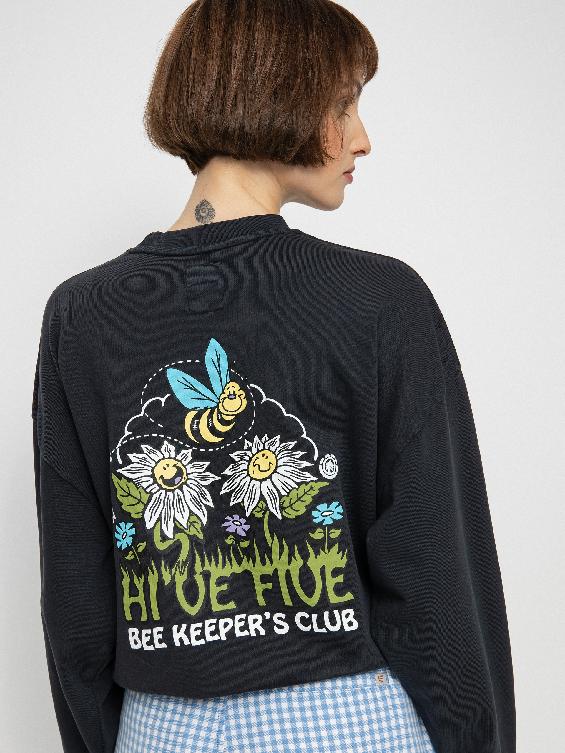 Bluza Element Hi'Ve Five Crew Wmn (flint black)