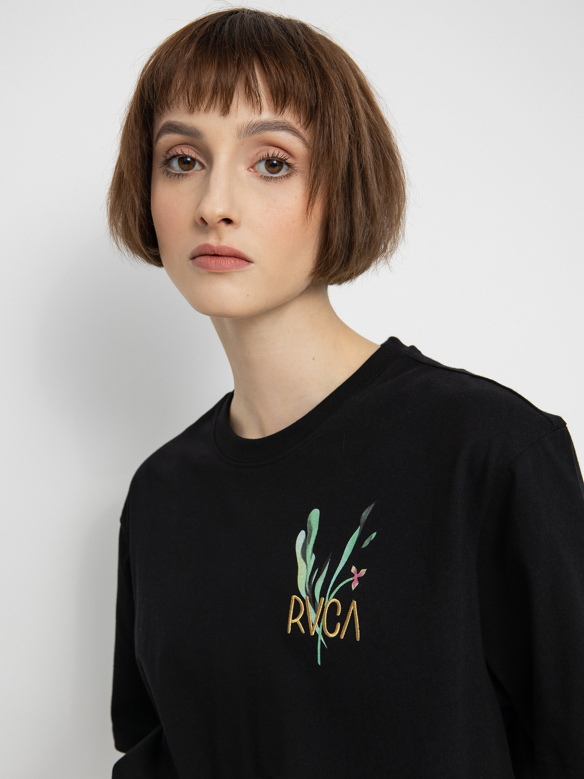 T-shirt RVCA Tigers Wmn (black)