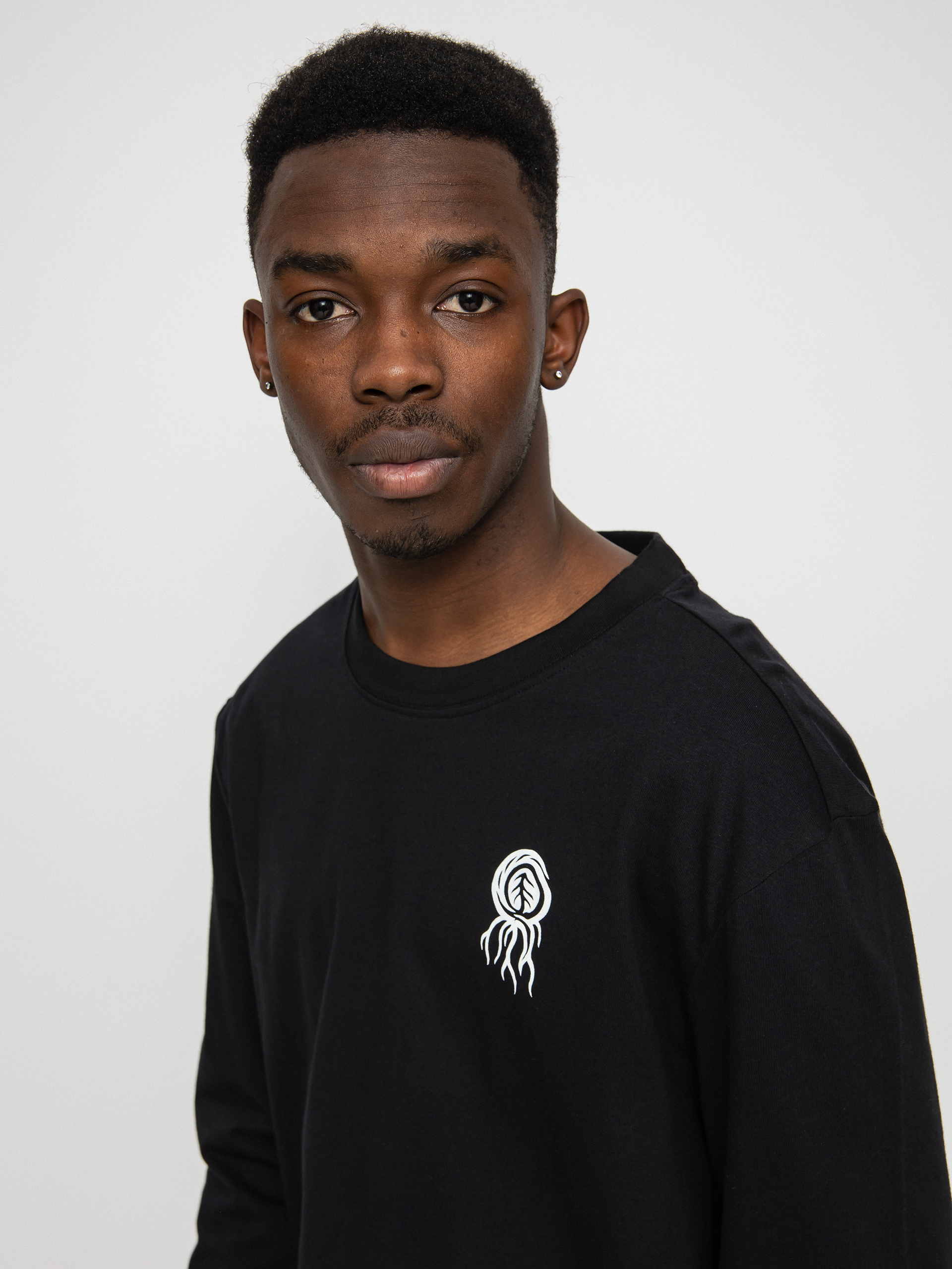 Longsleeve Element Bloom (flint black)