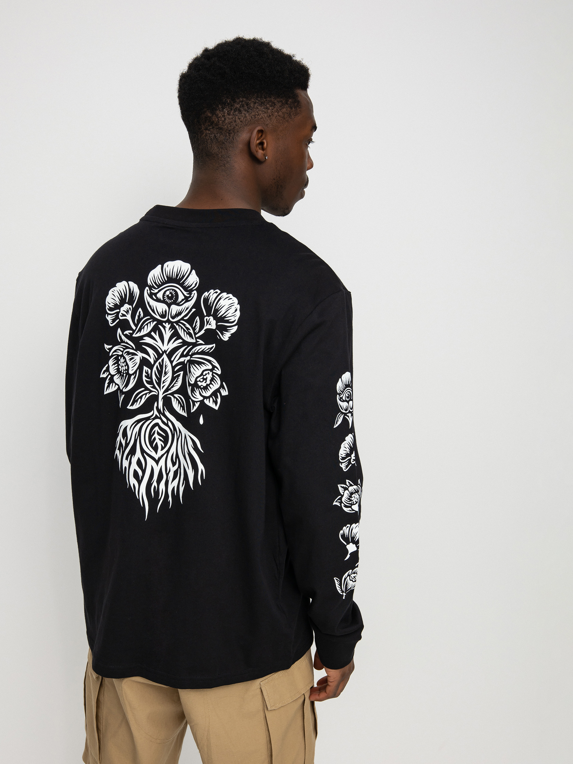 Longsleeve Element Bloom (flint black)