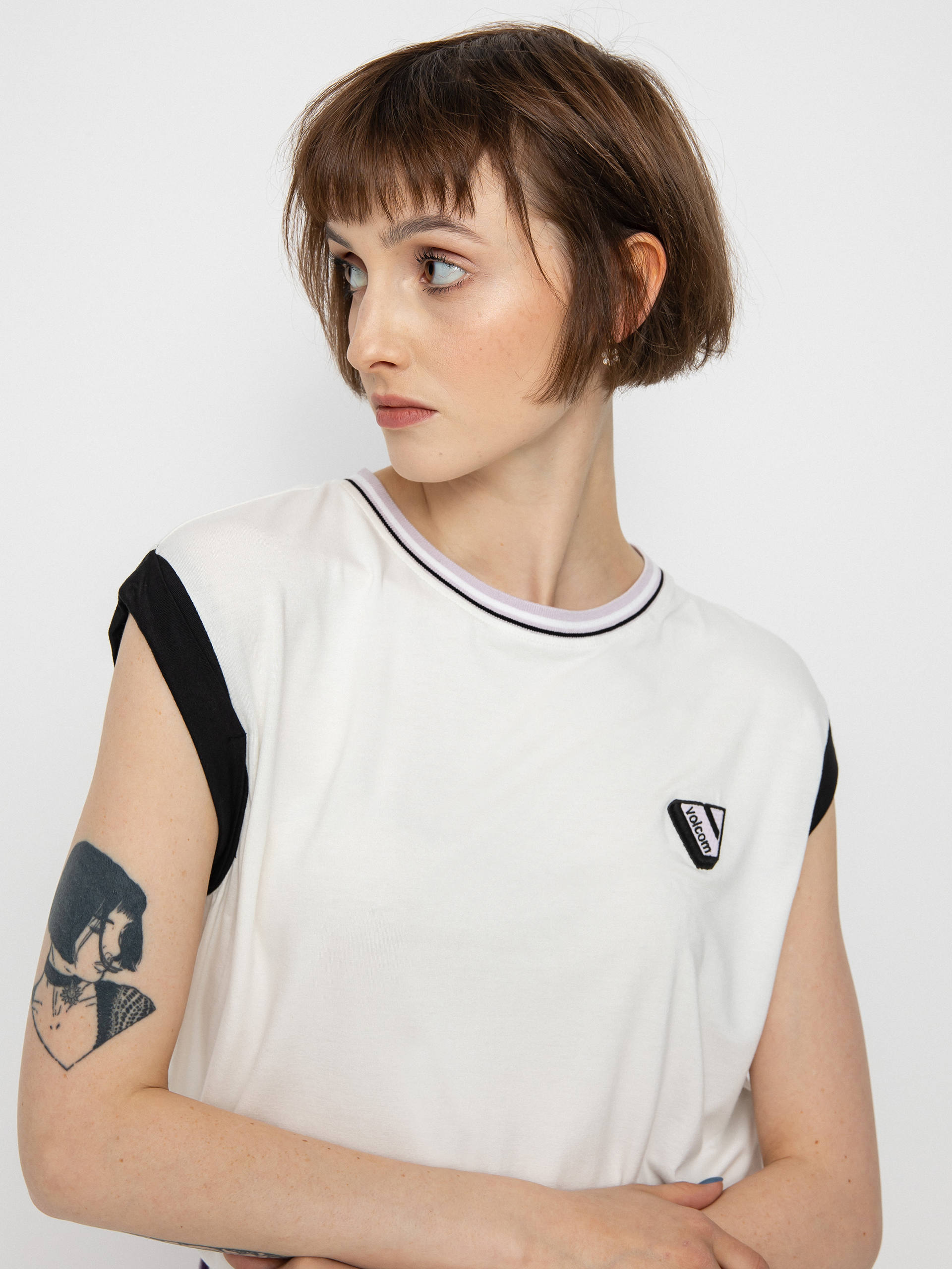 Koszulka Volcom Siiya Knit Top Wmn (white)