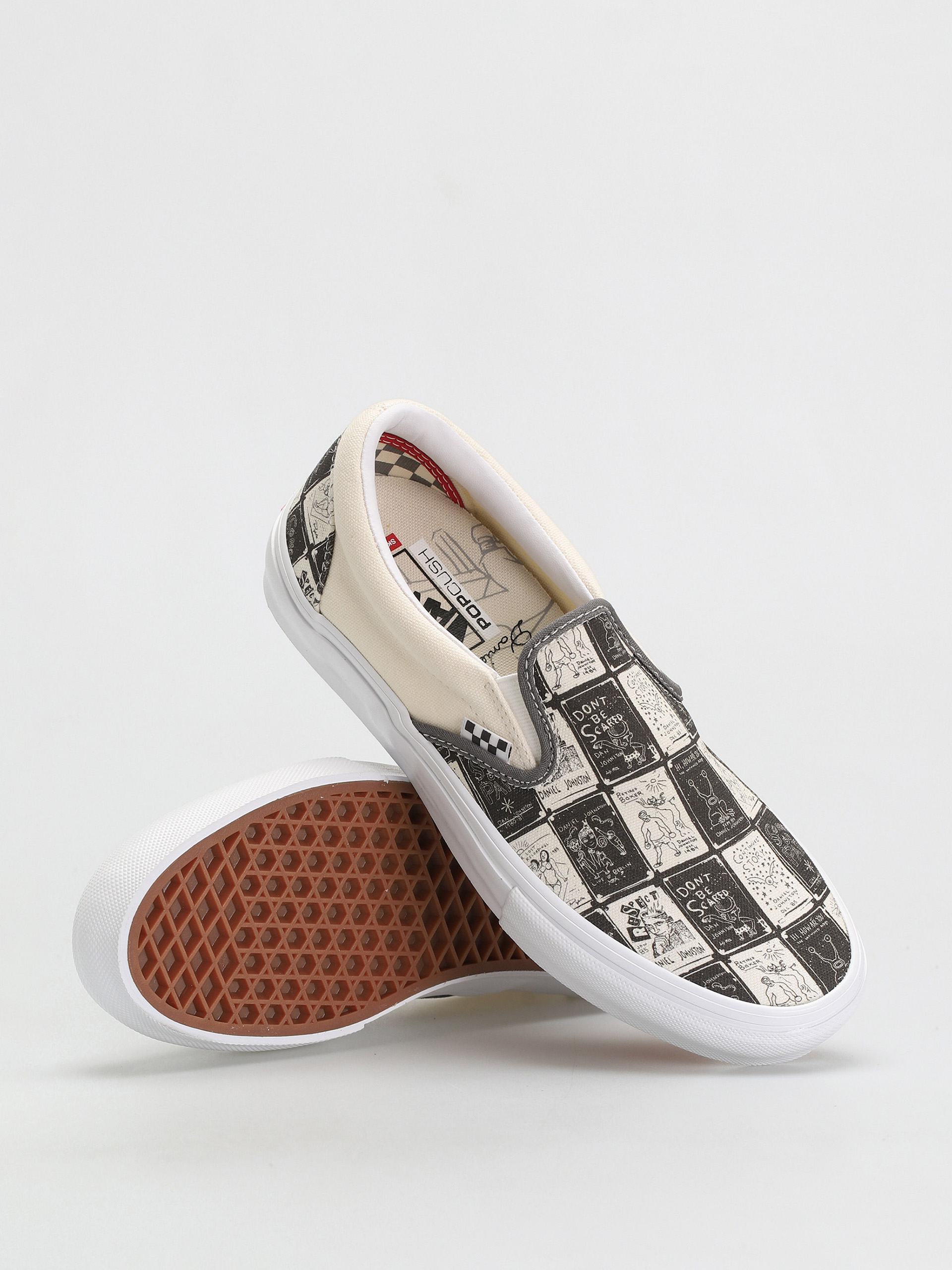 Buty Vans Skate Slip On (daniel johnston/raven)