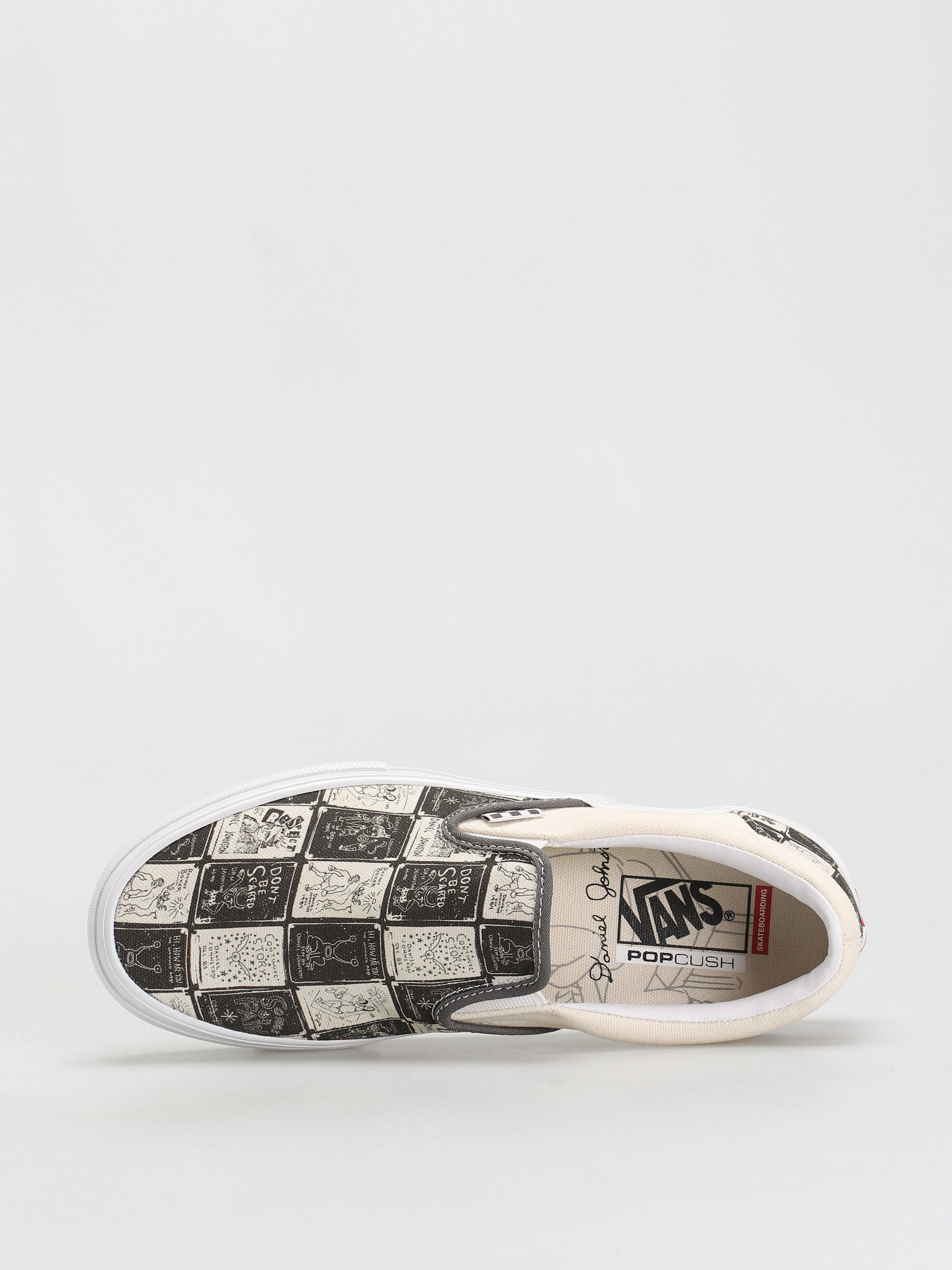 Buty Vans Skate Slip On (daniel johnston/raven)