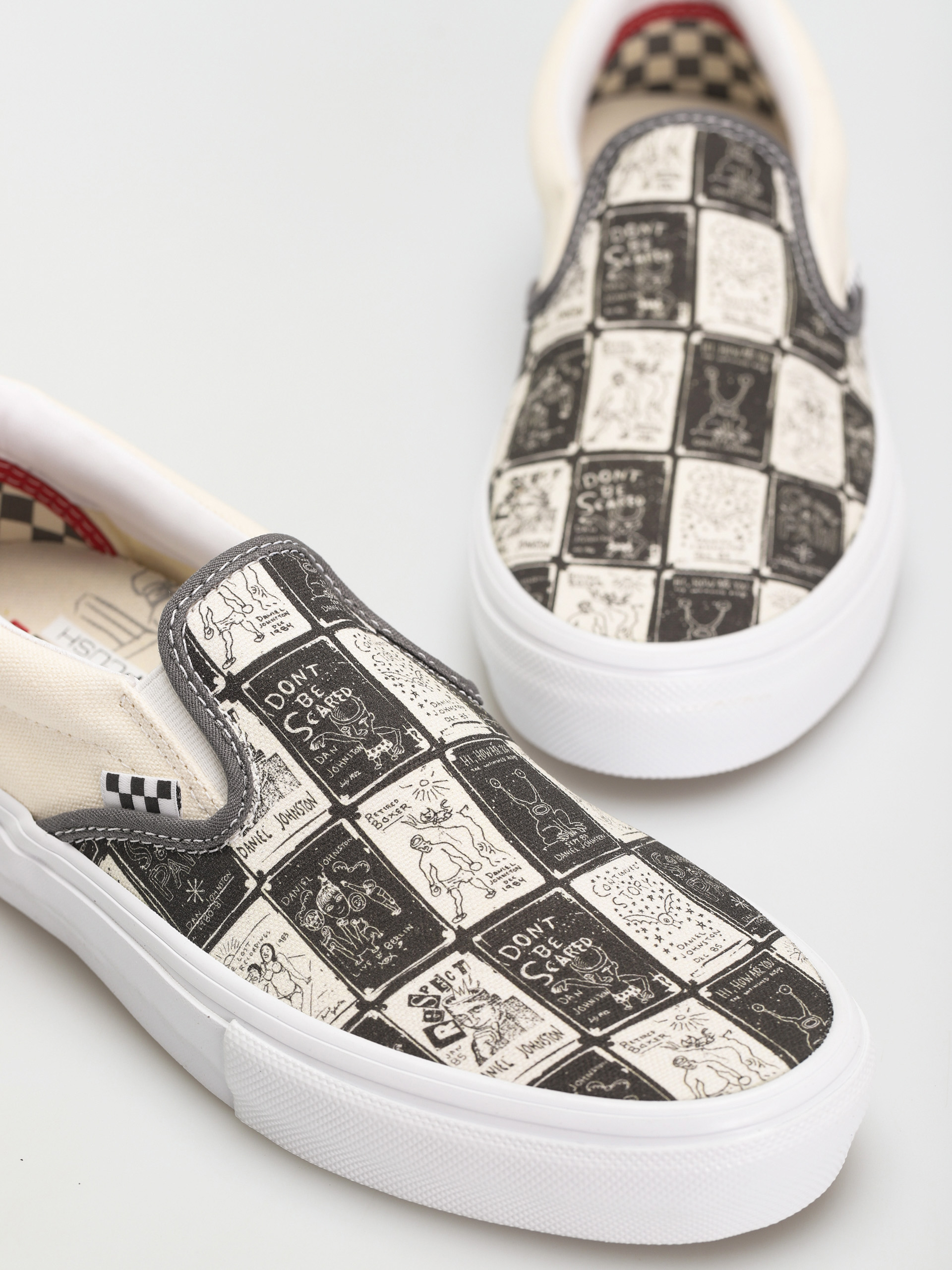 Buty Vans Skate Slip On (daniel johnston/raven)