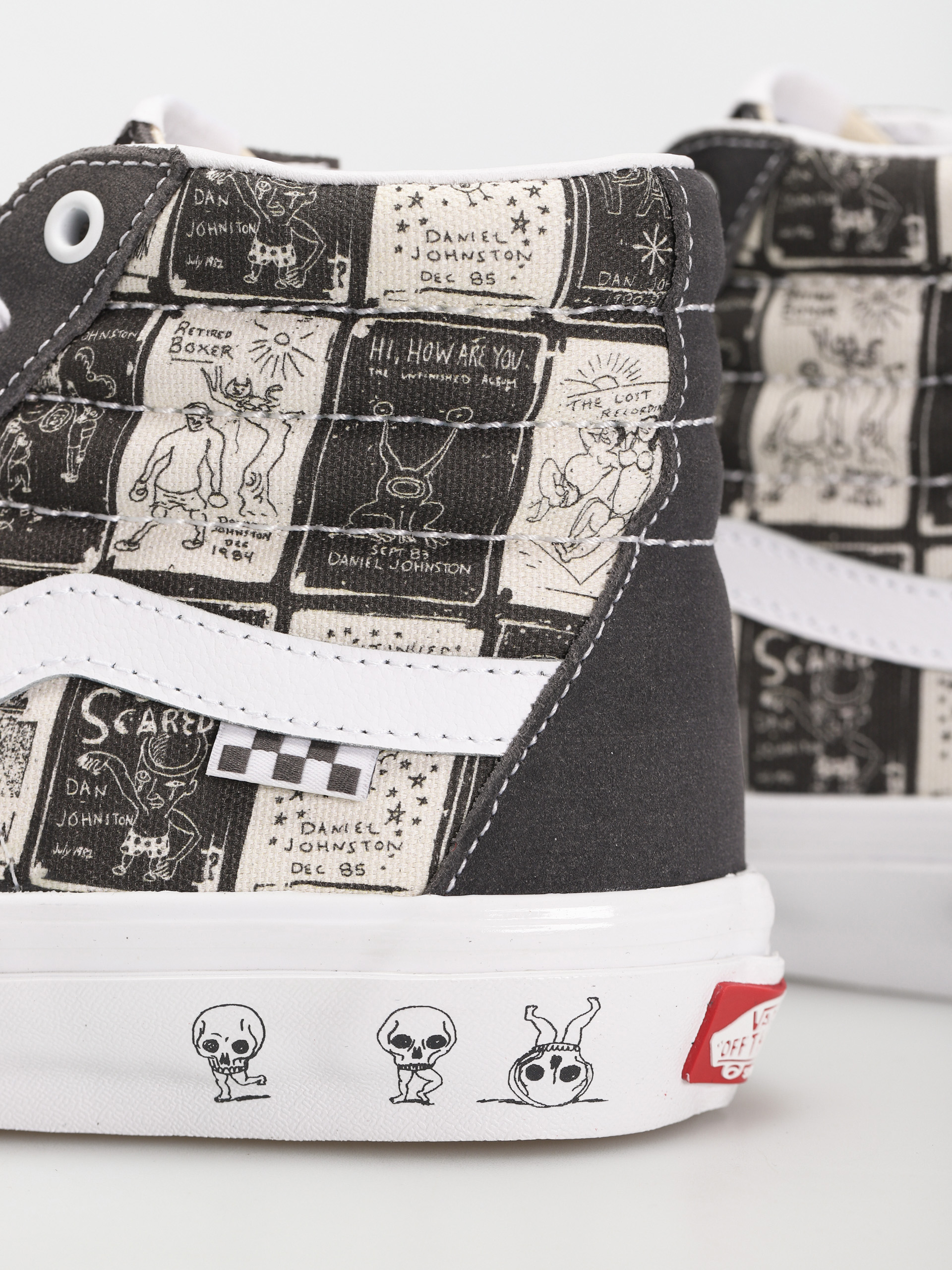 Buty Vans Skate Sk8 Hi (daniel johnston/raven)