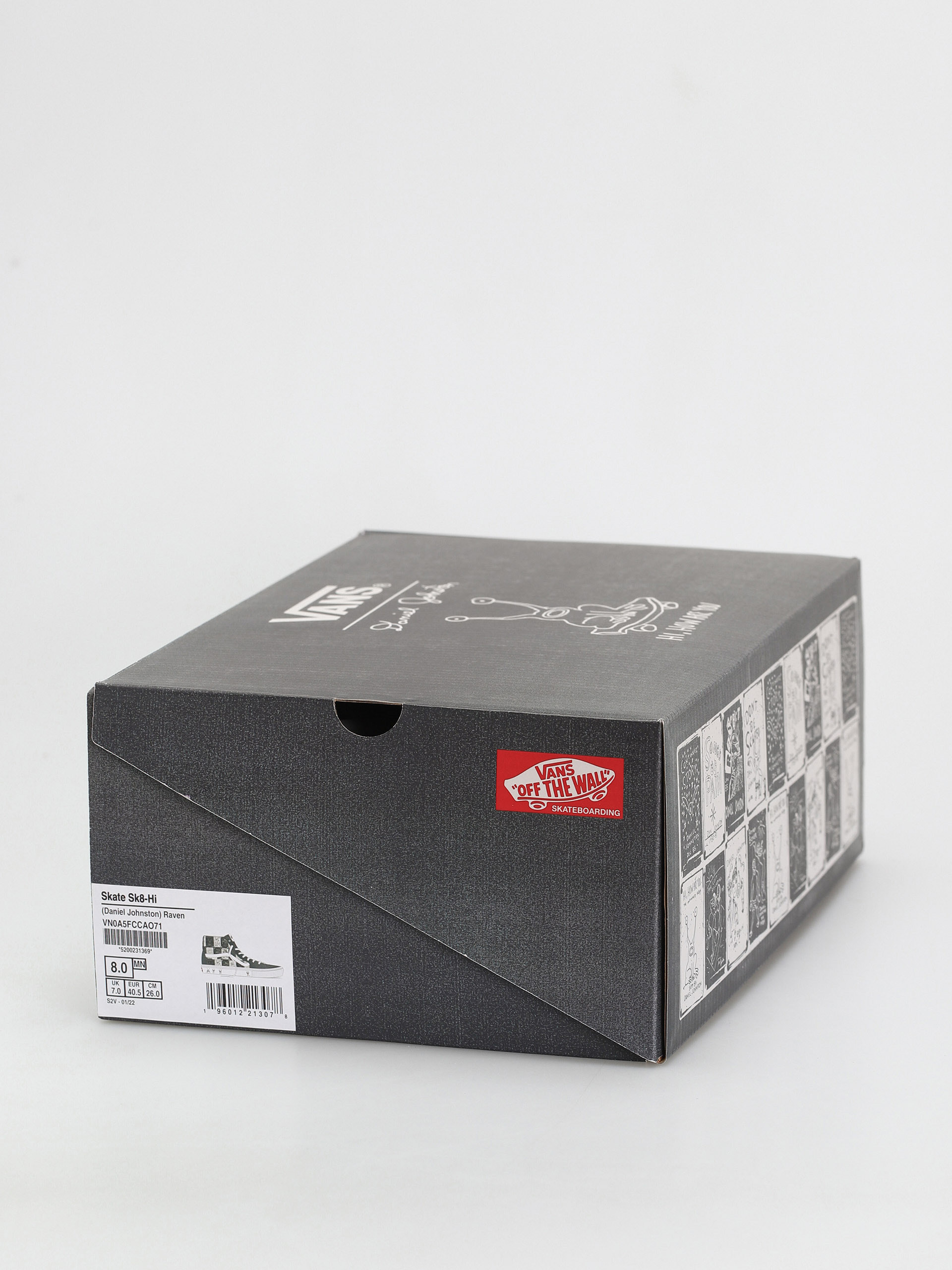 Buty Vans Skate Sk8 Hi (daniel johnston/raven)