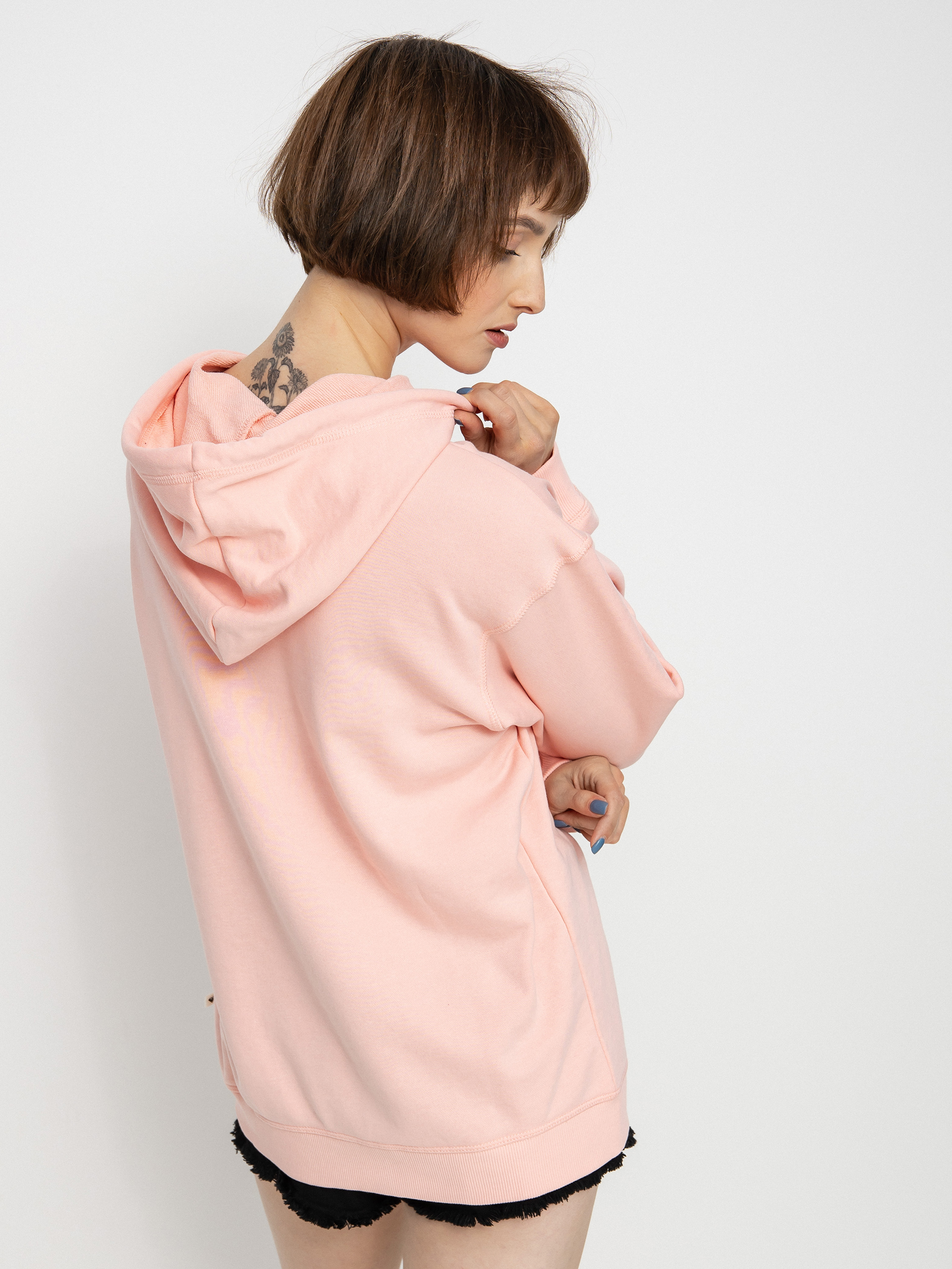 Bluza z kapturem Roxy Surf Stoked HD Wmn (powder pink)