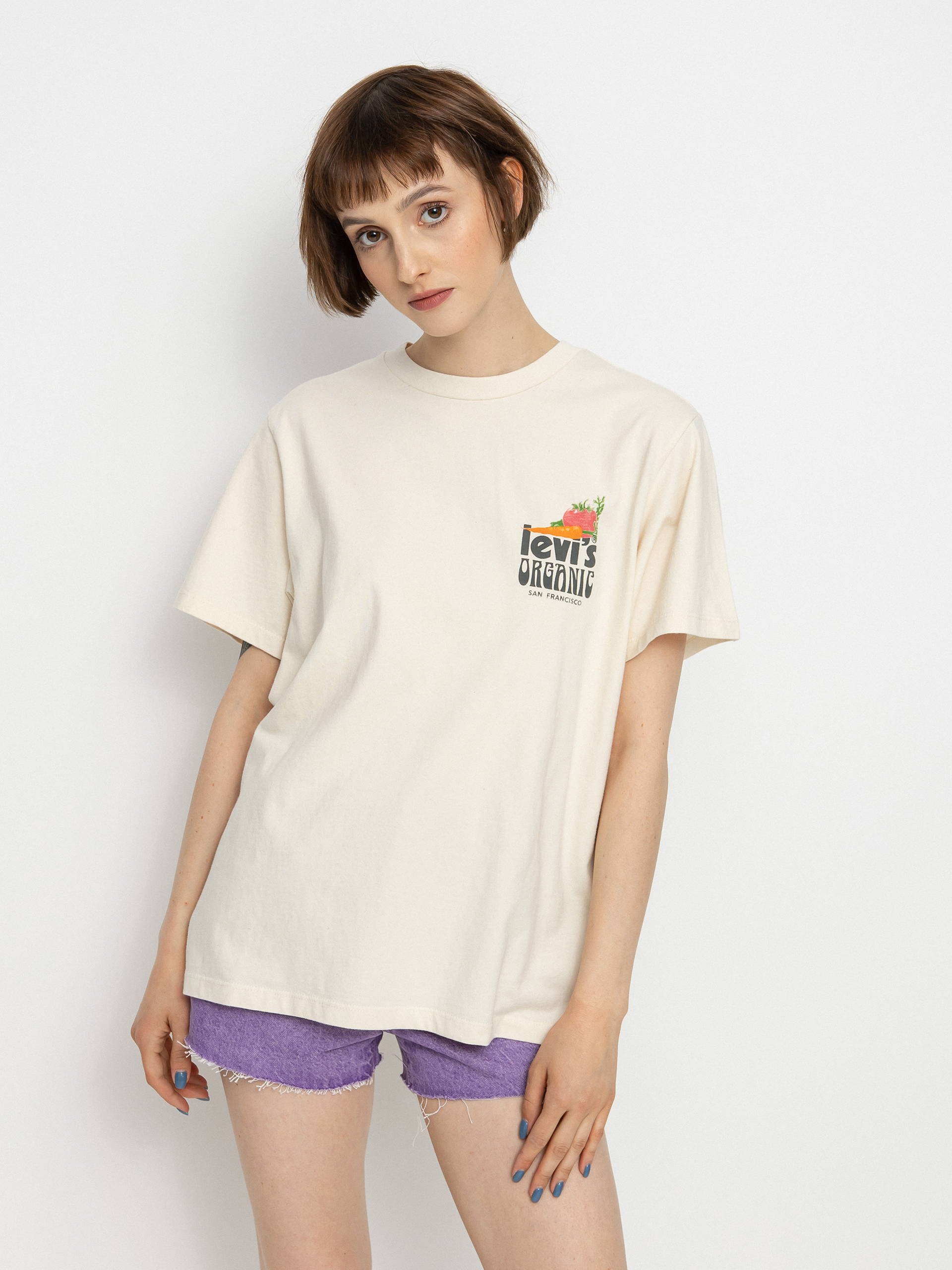 T-shirt Levi's® Stay Fresh Wmn (organic undyed griege)