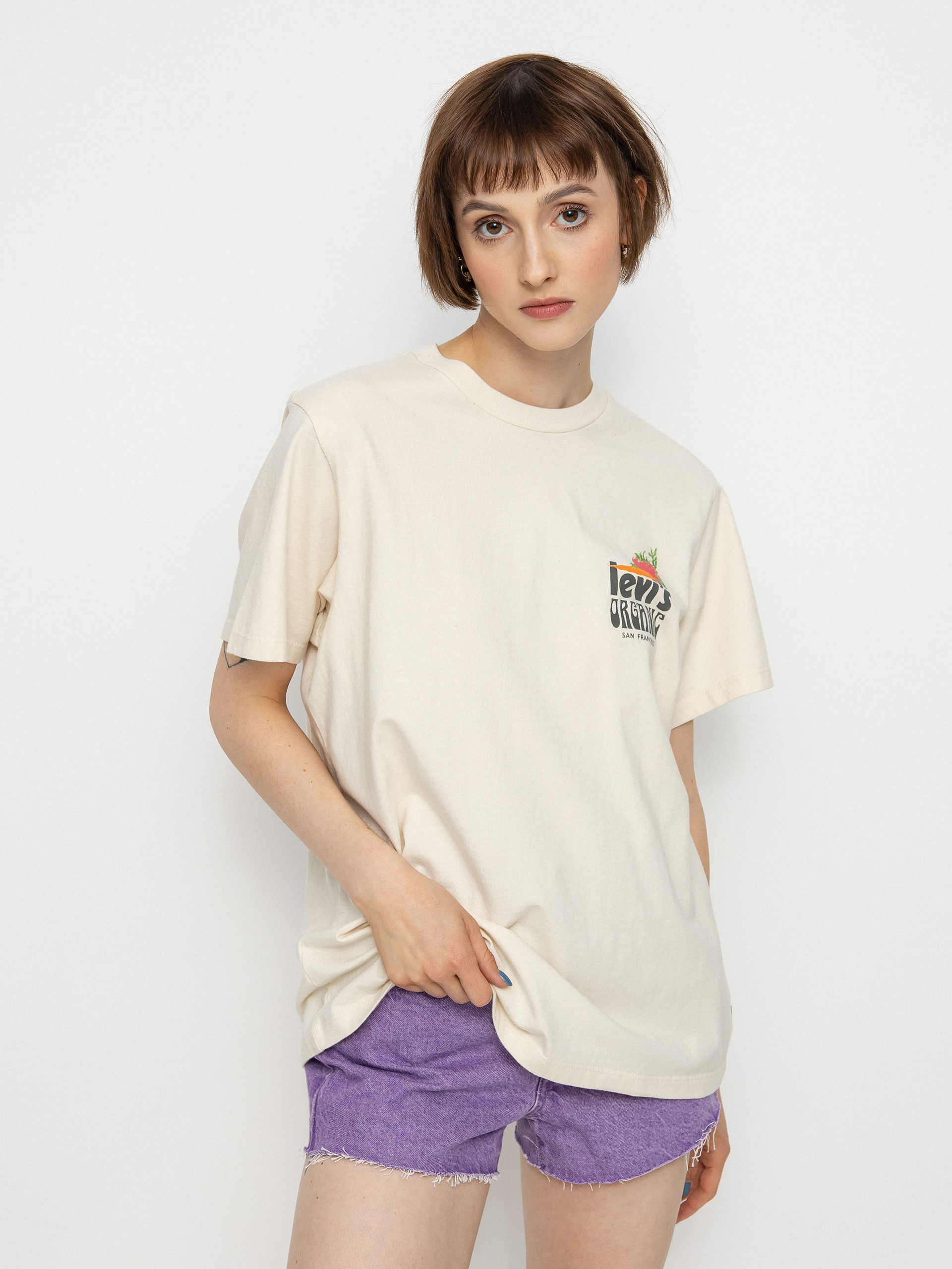 T-shirt Levi's® Stay Fresh Wmn (organic undyed griege)