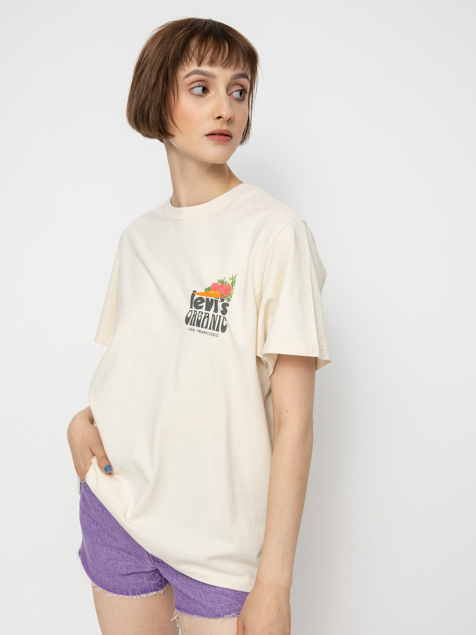 T-shirt Levi's® Stay Fresh Wmn (organic undyed griege)