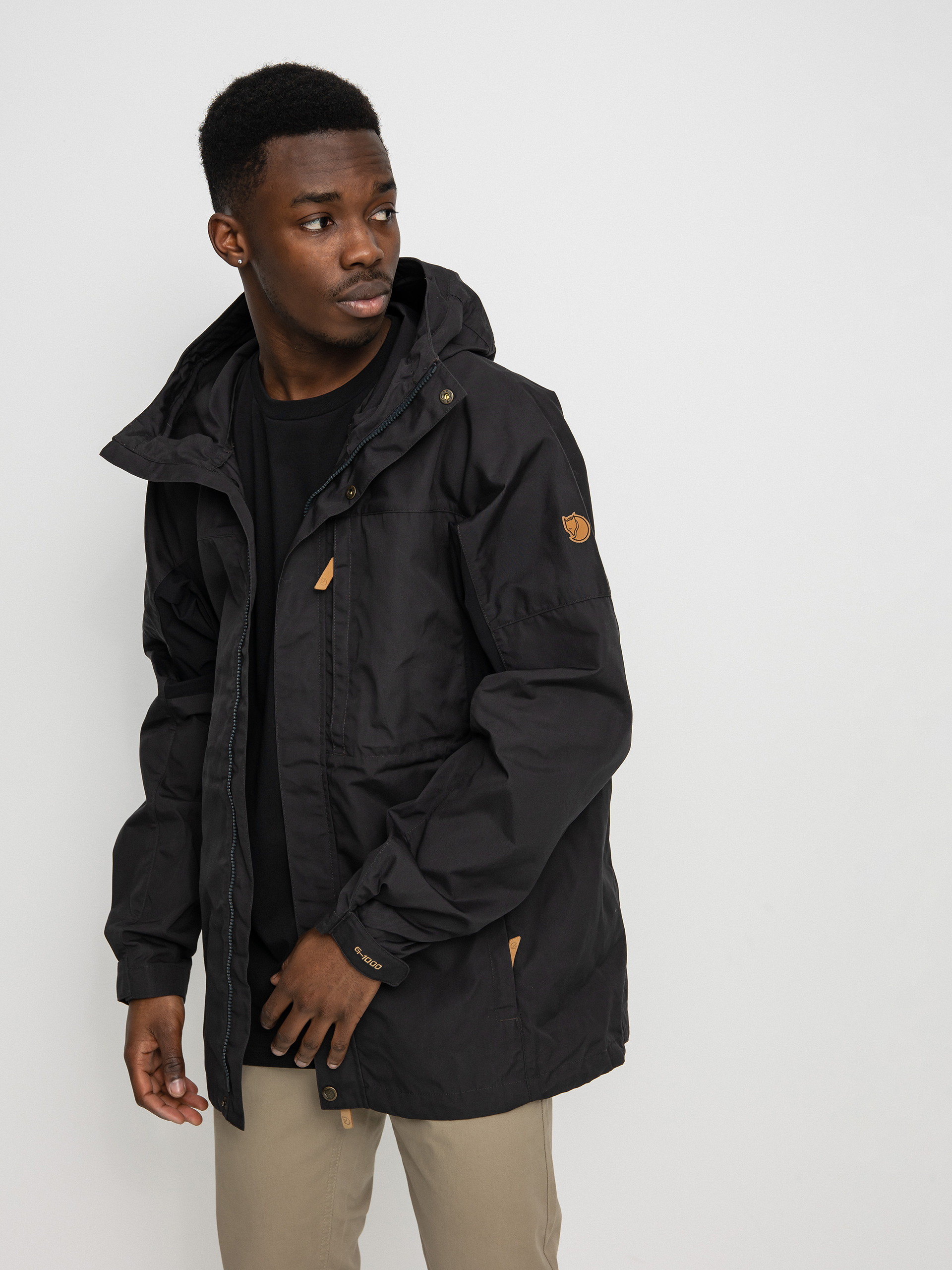 Kurtka Fjallraven Kaipak (dark grey/black)