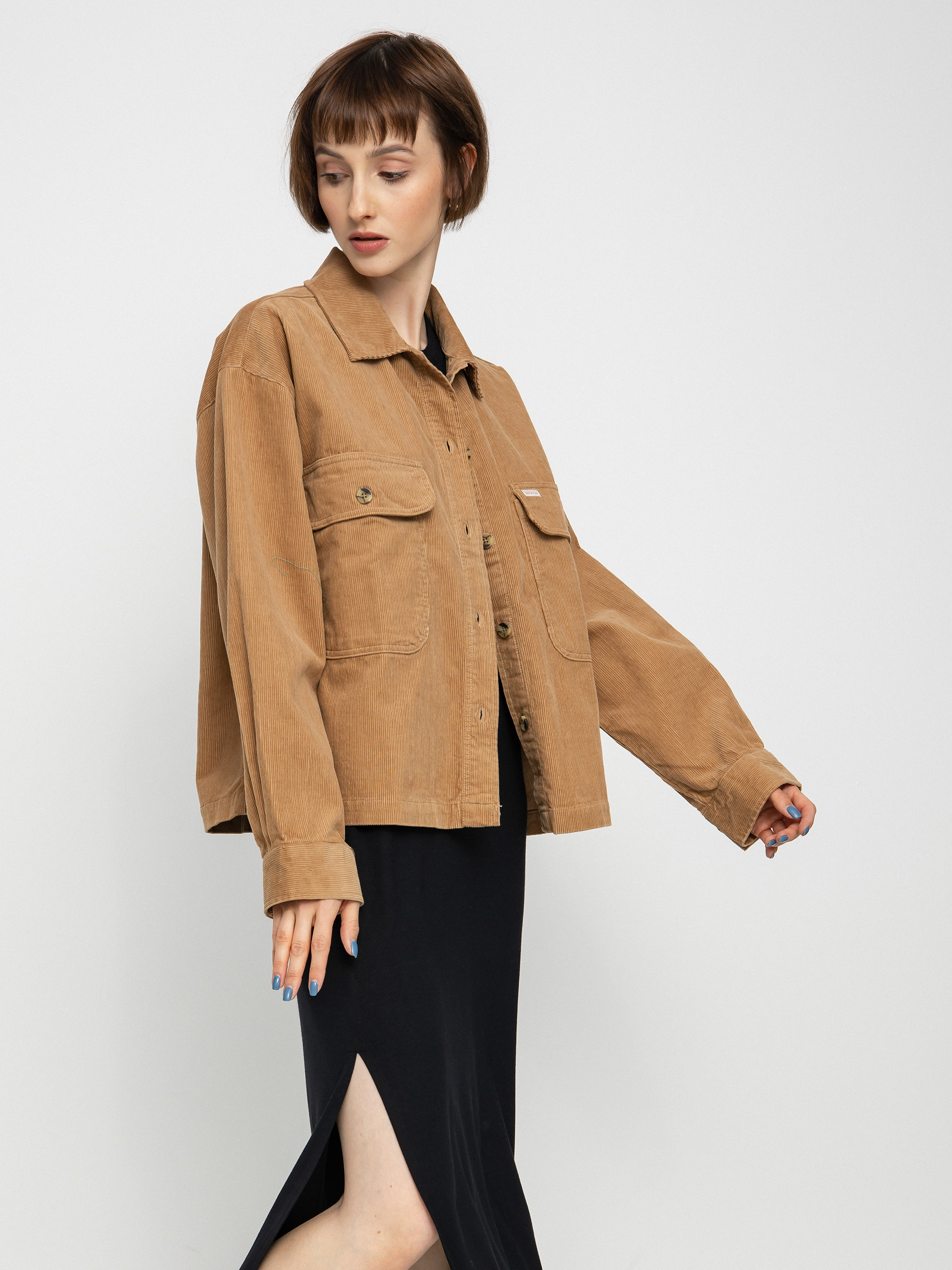 Koszula Brixton Bowery Corduroy Flannel Ls Wmn (mojave)