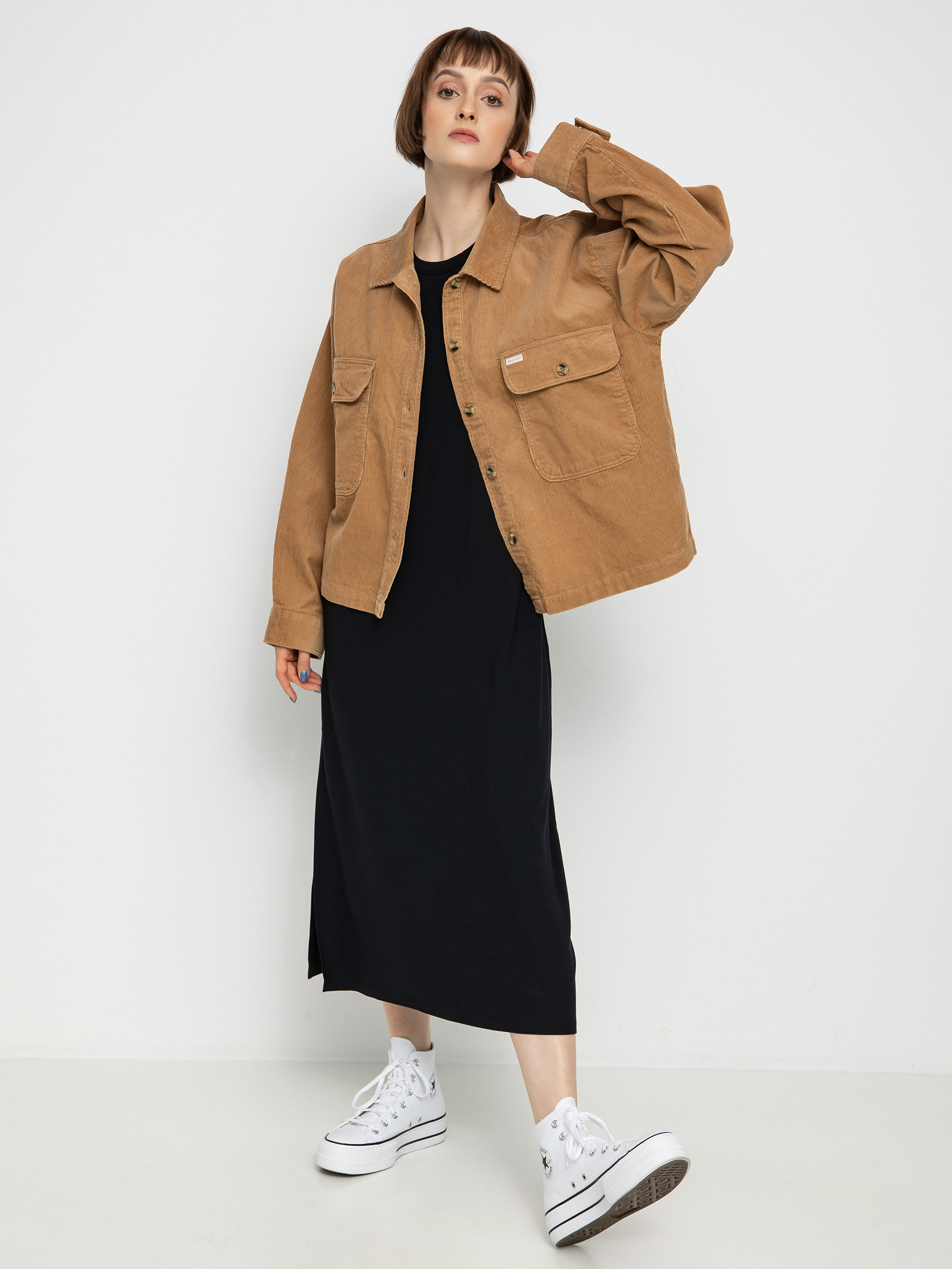 Koszula Brixton Bowery Corduroy Flannel Ls Wmn (mojave)