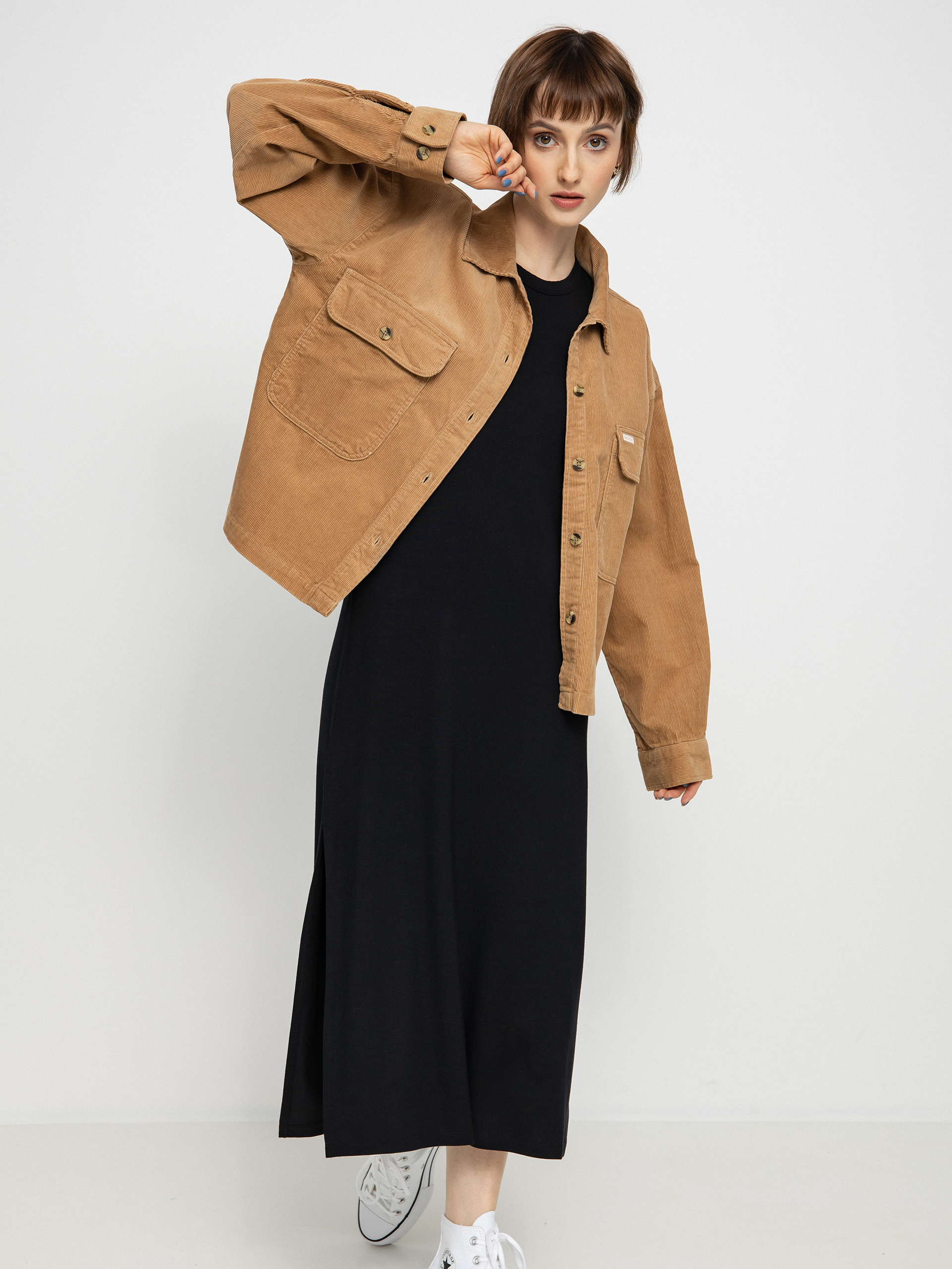 Koszula Brixton Bowery Corduroy Flannel Ls Wmn (mojave)